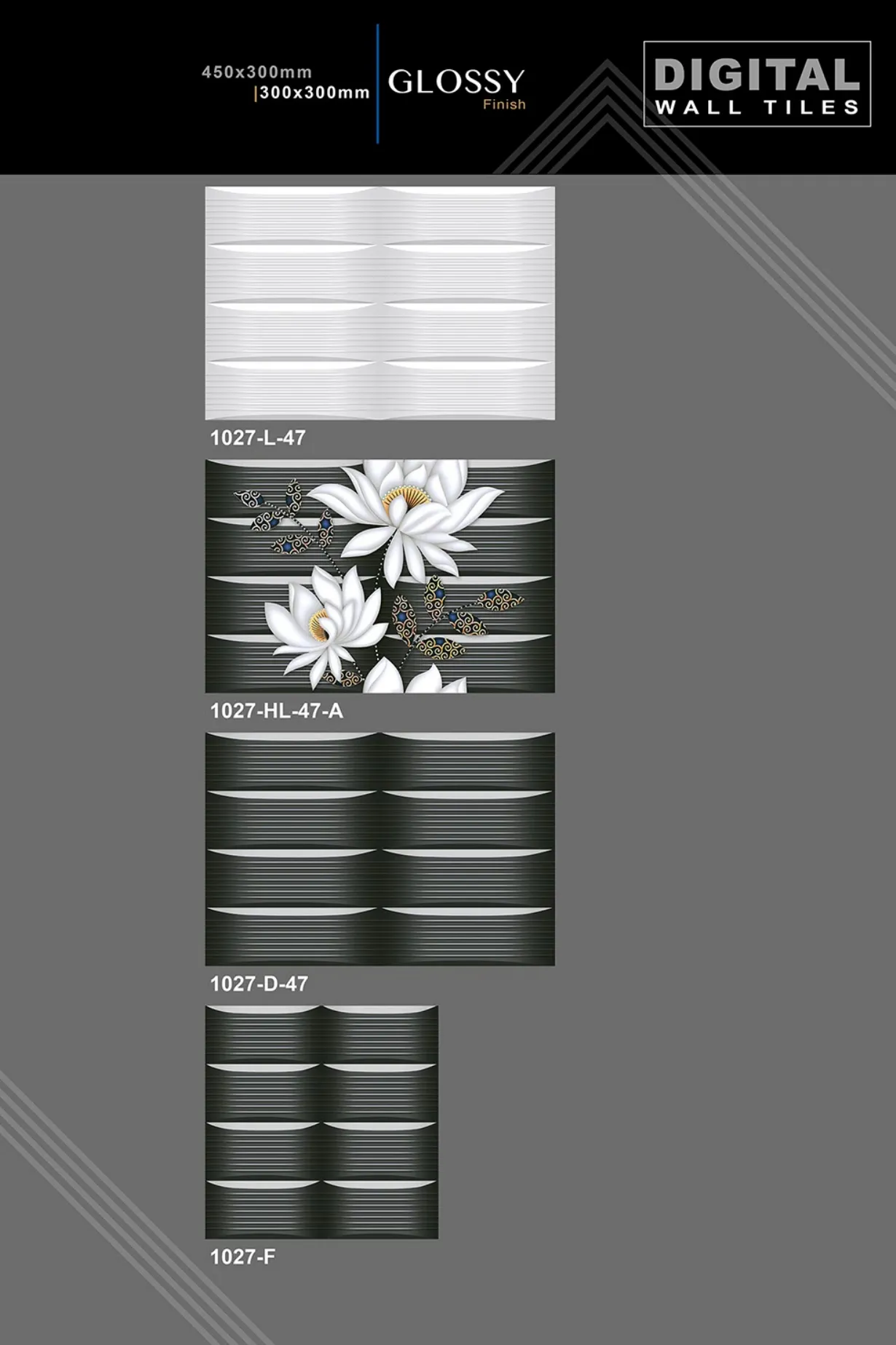 12 X 18 New Glossy 993 To Orant - Design 78 - 300x450mm Glossy