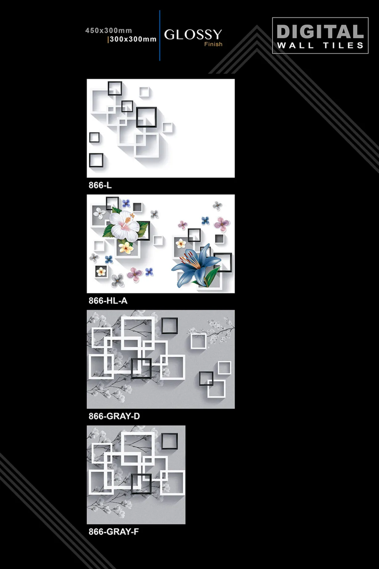 12 X 18 New Glossy - Design 3 - 300x450mm Glossy