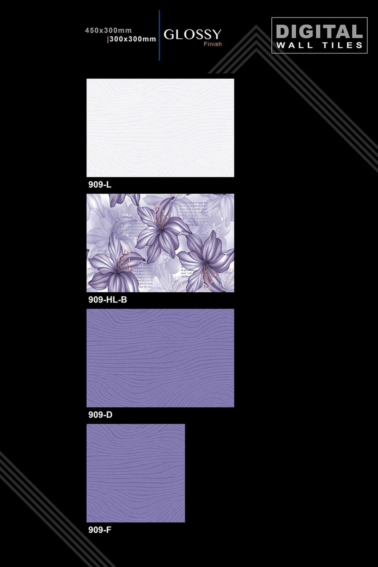12 X 18 New Glossy - Design 6 - 300x450mm Glossy