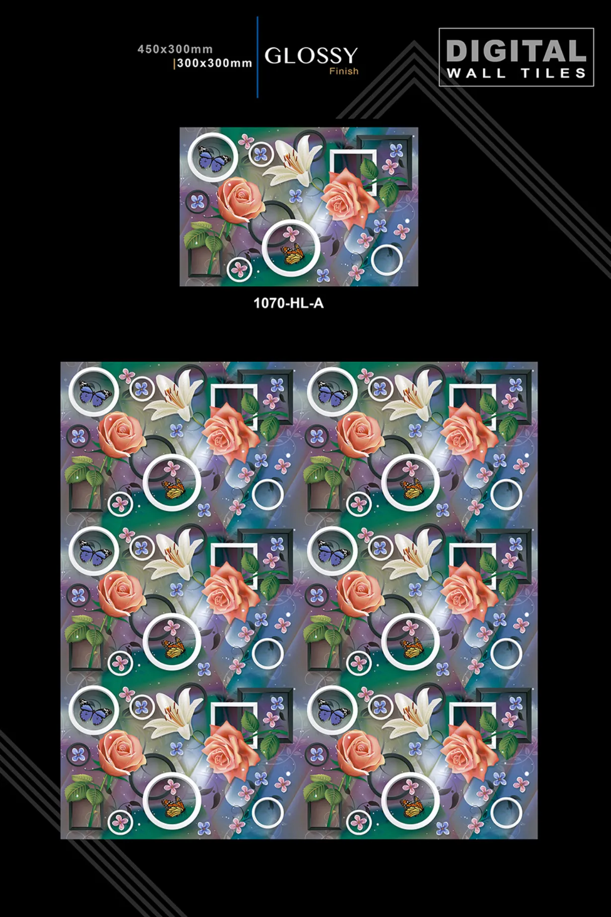 12 X 18 New Glossy - Design 34 - 300x450mm Glossy