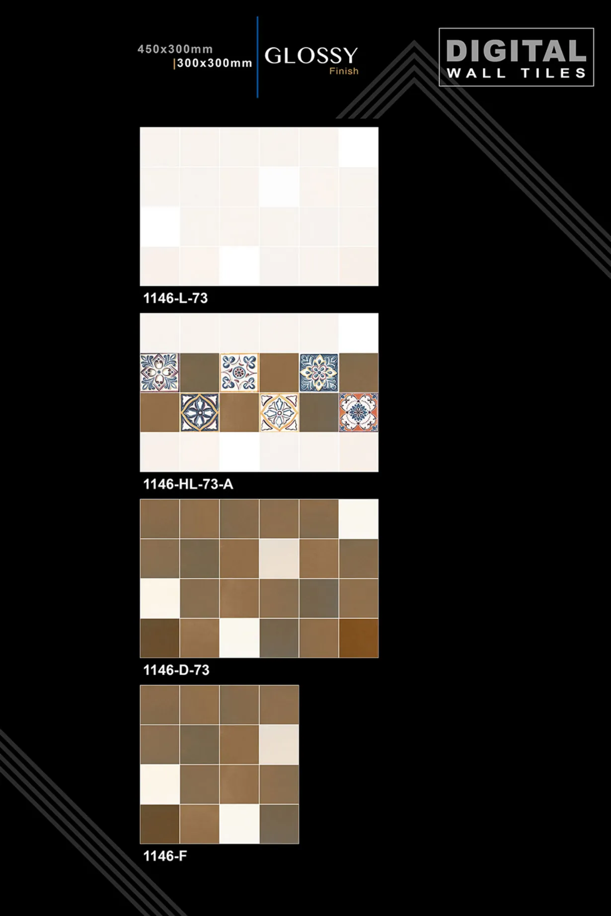 12 X 18 New Glossy - Design 66 - 300x450mm Glossy