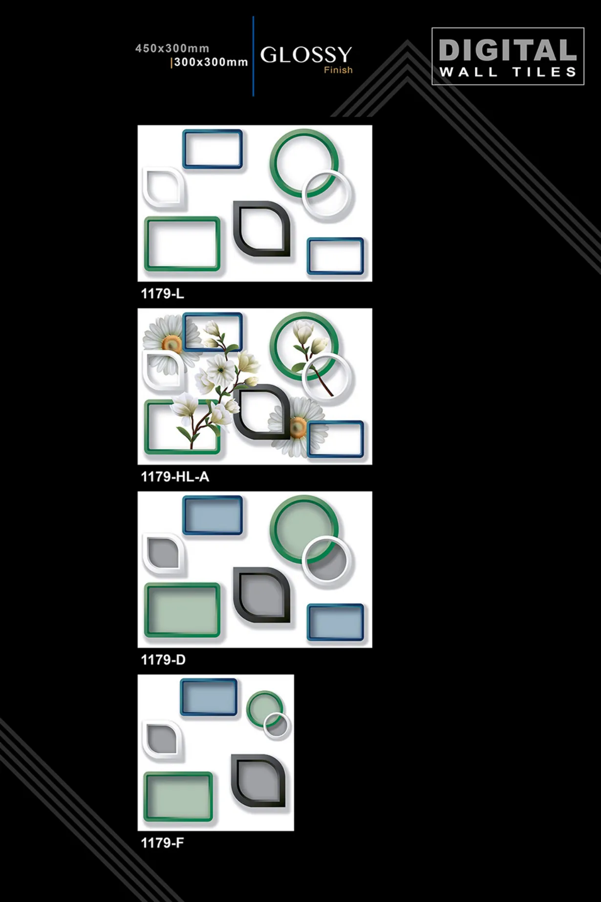 12 X 18 New Glossy - Design 83 - 300x450mm Glossy