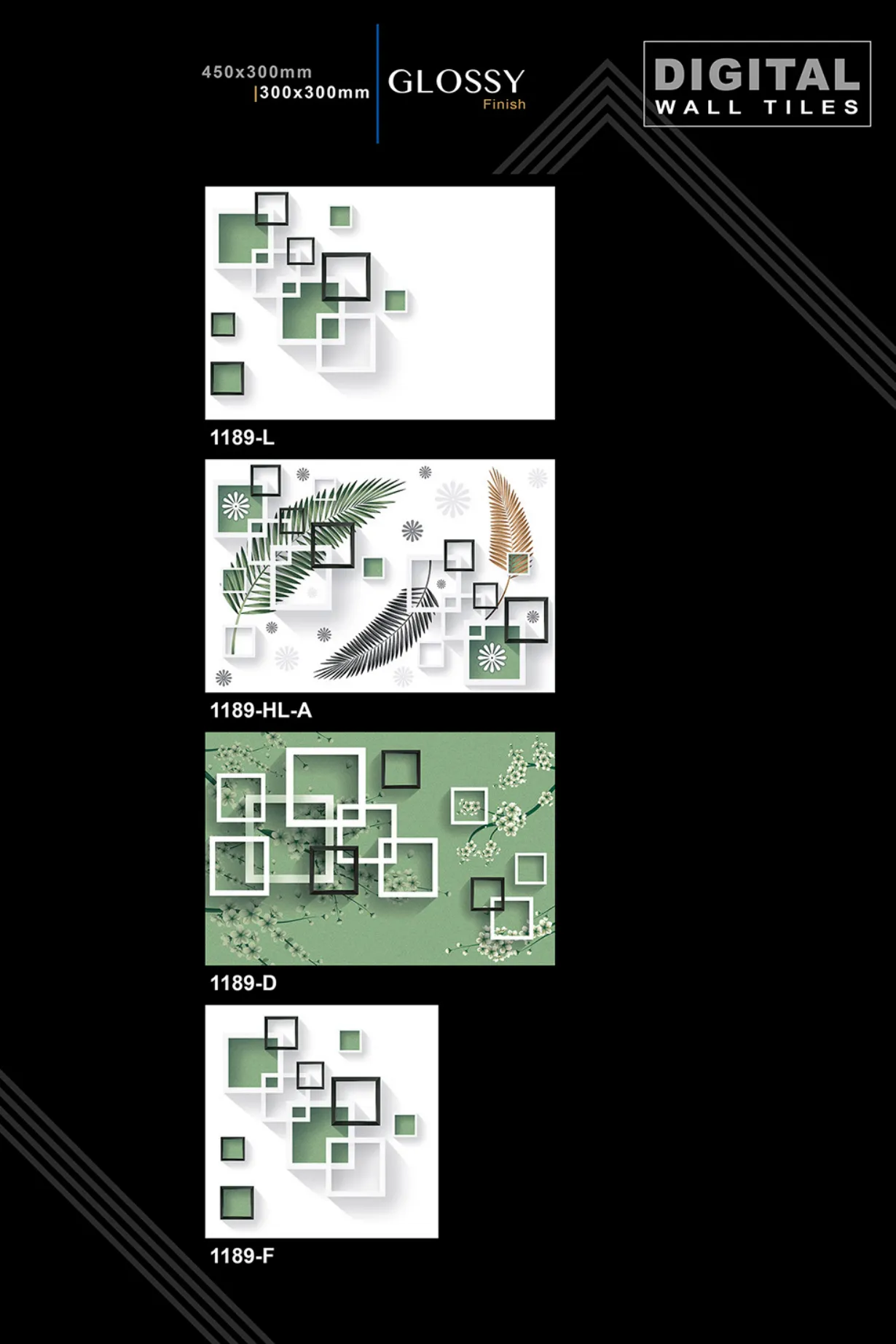 12 X 18 New Glossy - Design 90 - 300x450mm Glossy