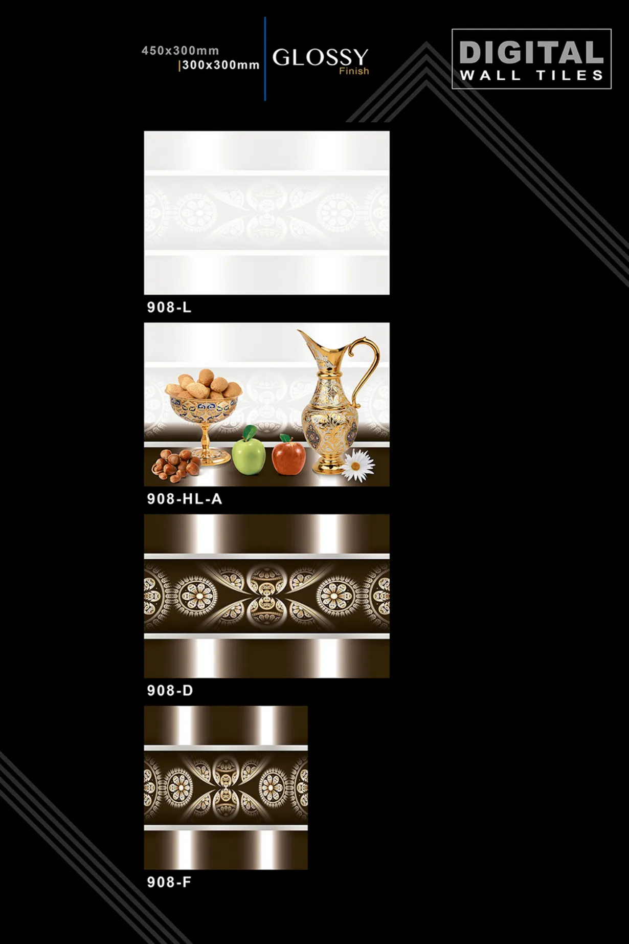 12 X 18 New Kitchen - Design 8 - 300x450mm Glossy