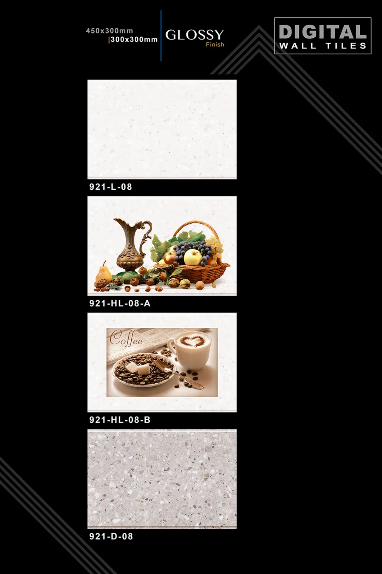 12 X 18 New Kitchen - Design 16 - 300x450mm Glossy