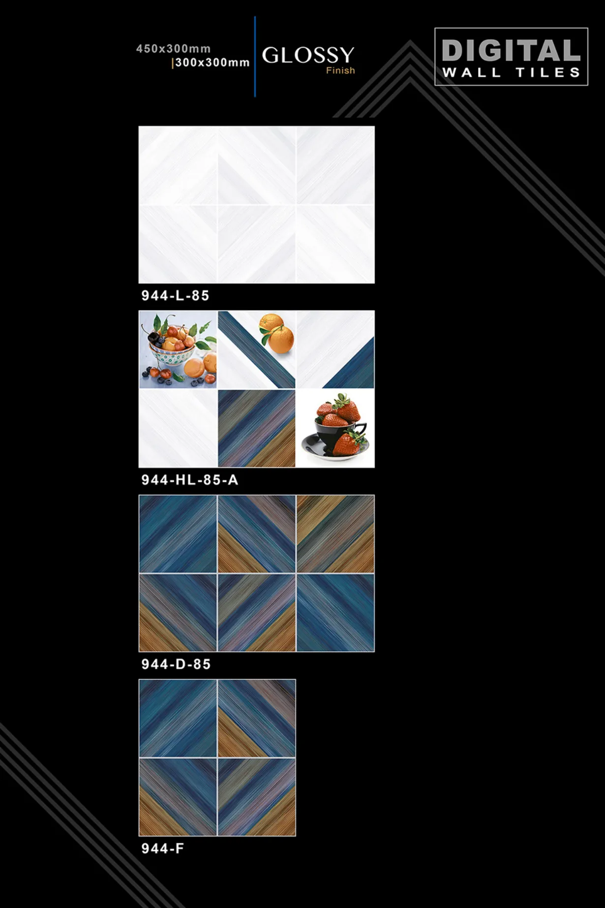12 X 18 New Kitchen - Design 18 - 300x450mm Glossy