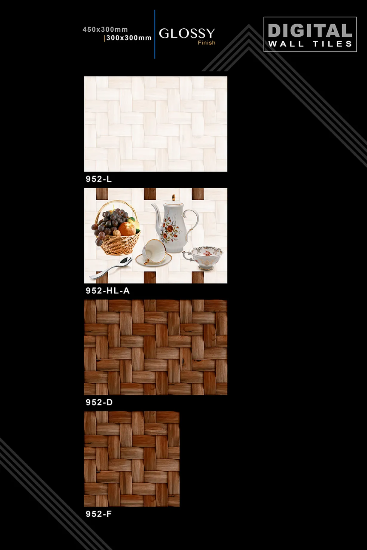 12 X 18 New Kitchen - Design 19 - 300x450mm Glossy