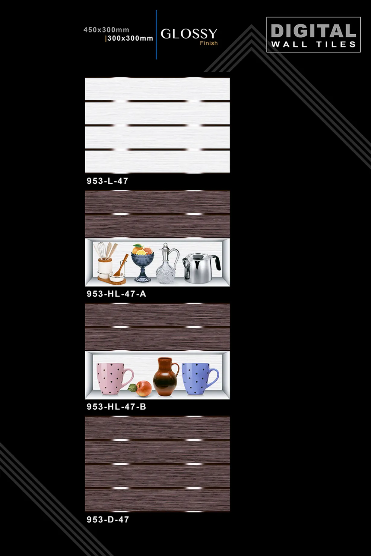 12 X 18 New Kitchen - Design 20 - 300x450mm Glossy