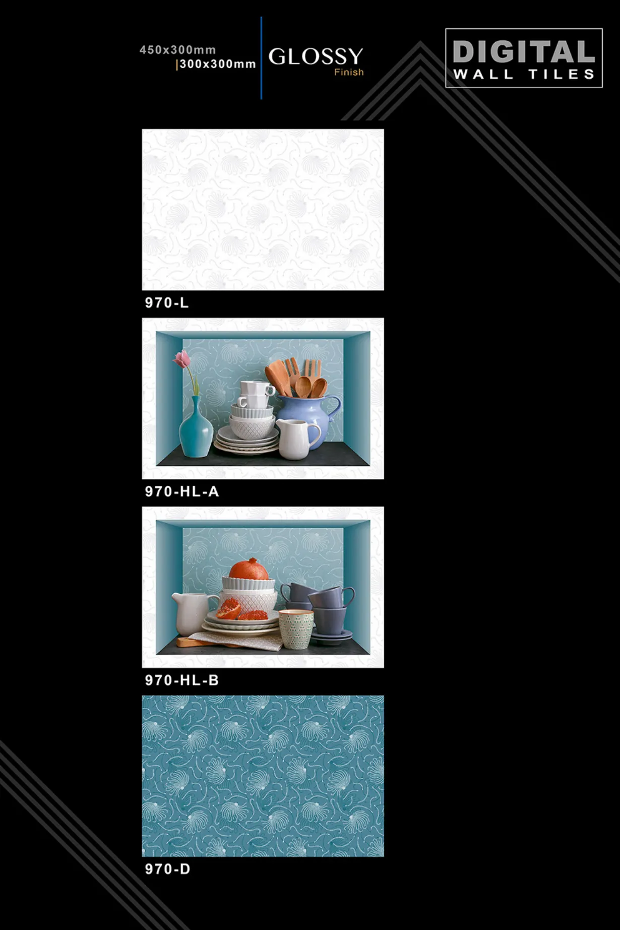 12 X 18 New Kitchen - Design 25 - 300x450mm Glossy