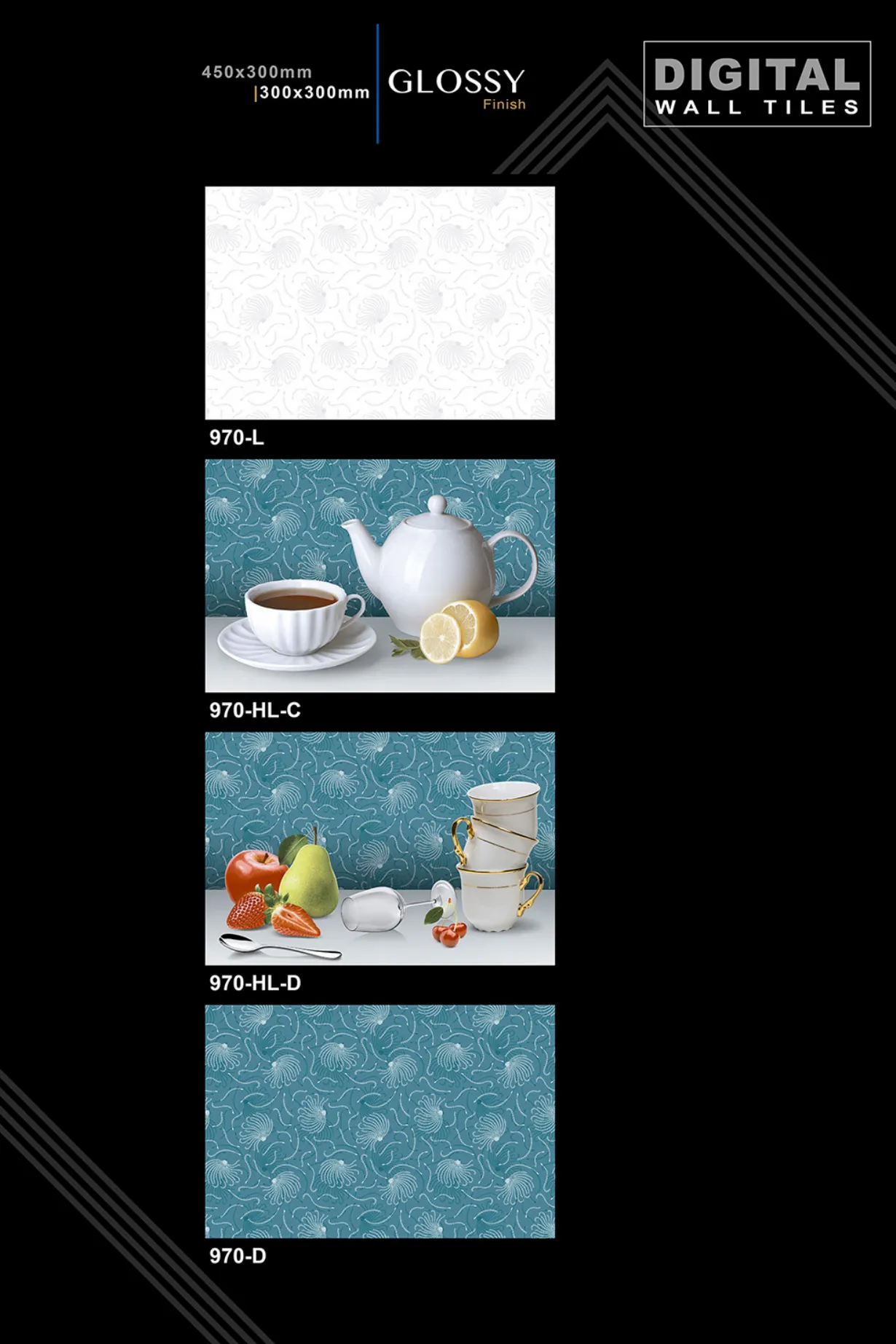 12 X 18 New Kitchen - Design 26 - 300x450mm Glossy