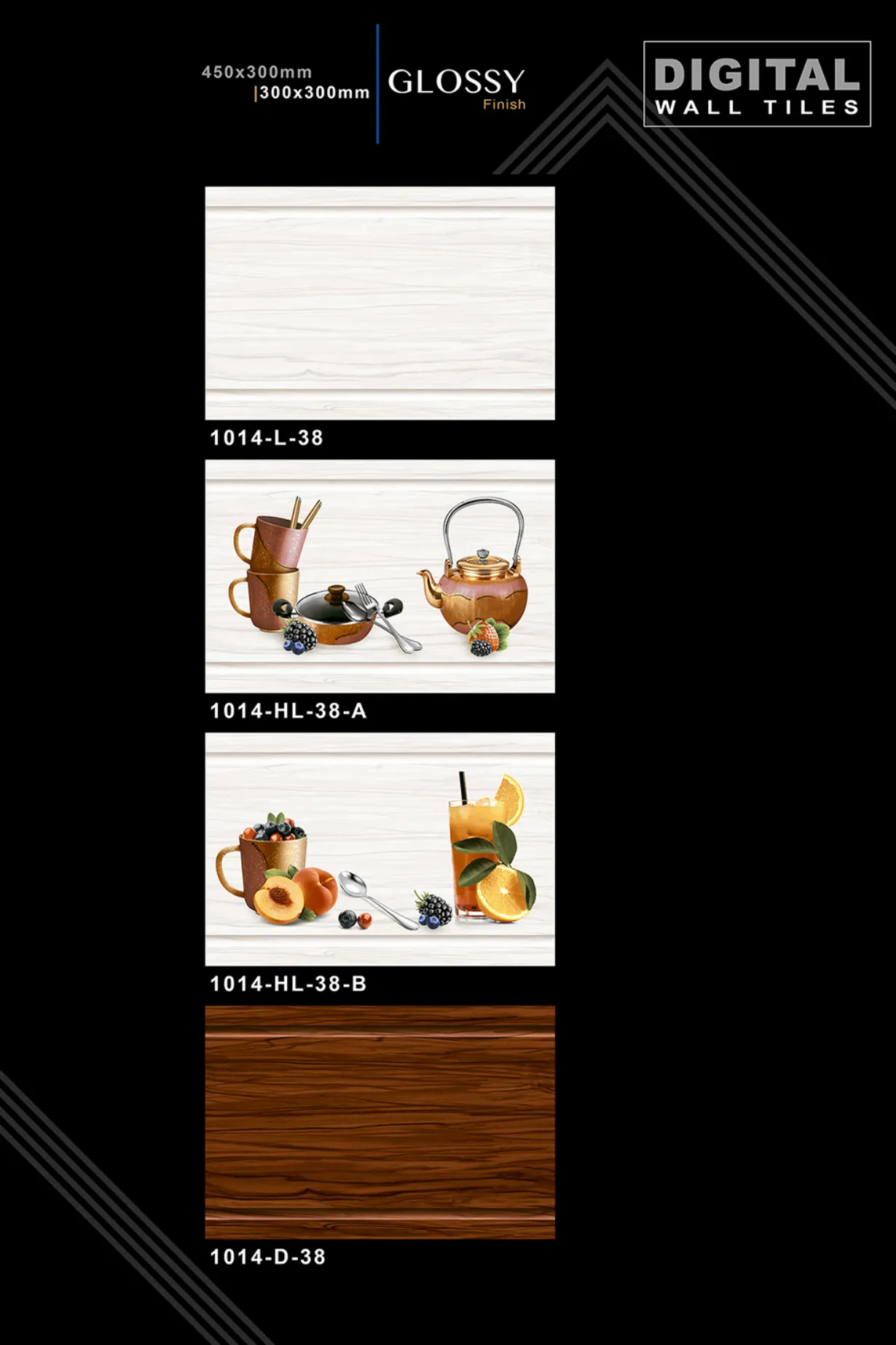 12 X 18 New Kitchen - Design 34 - 300x450mm Glossy