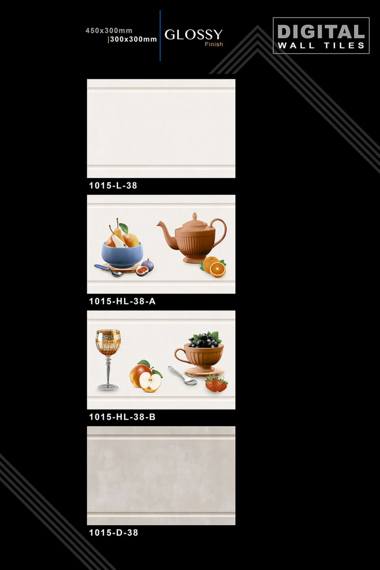 12 X 18 New Kitchen - Design 35 - 300x450mm Glossy