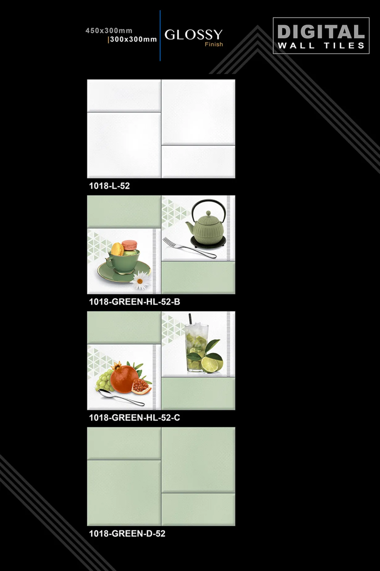 12 X 18 New Kitchen - Design 41 - 300x450mm Glossy