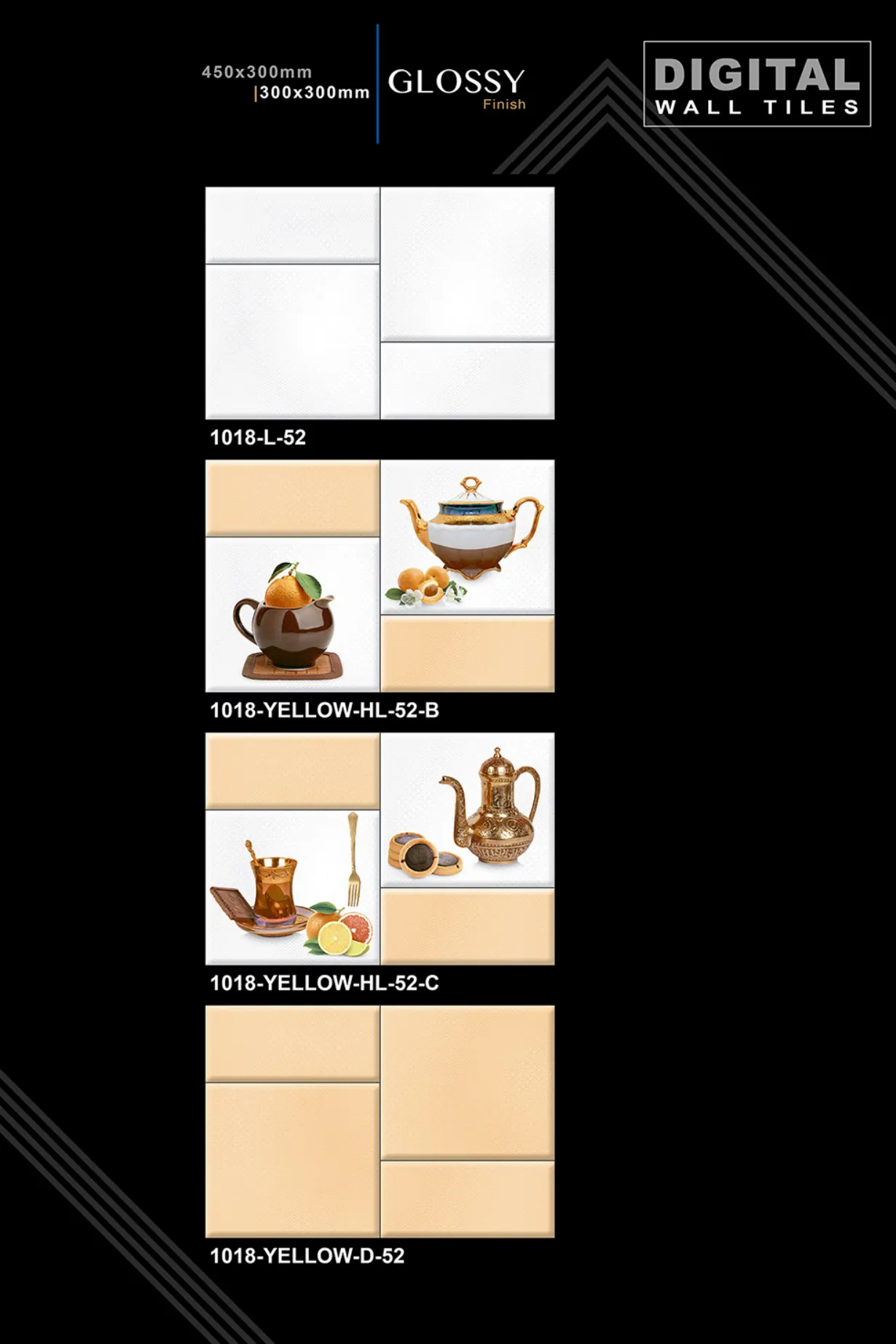 12 X 18 New Kitchen - Design 42 - 300x450mm Glossy