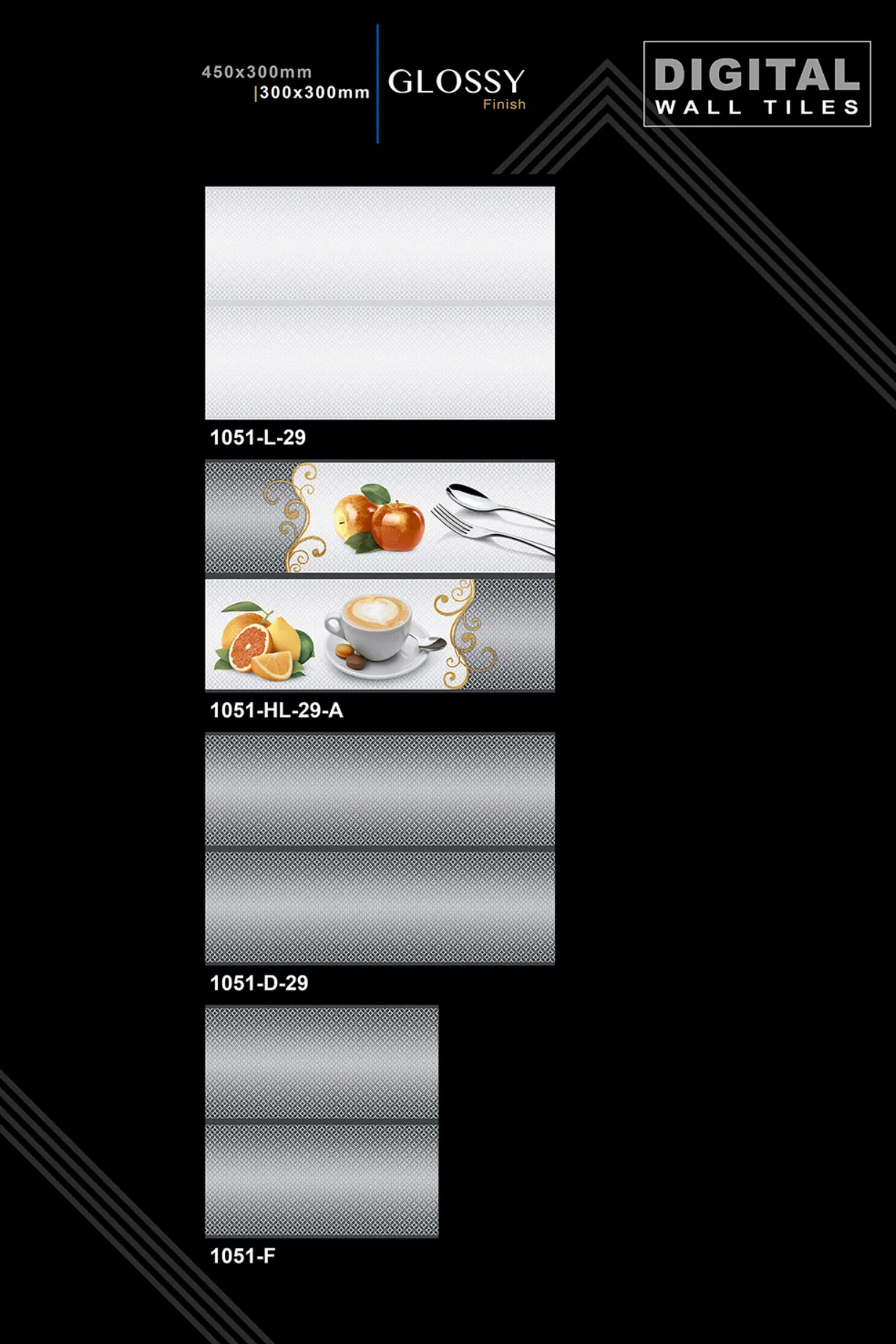 12 X 18 New Kitchen - Design 50 - 300x450mm Glossy
