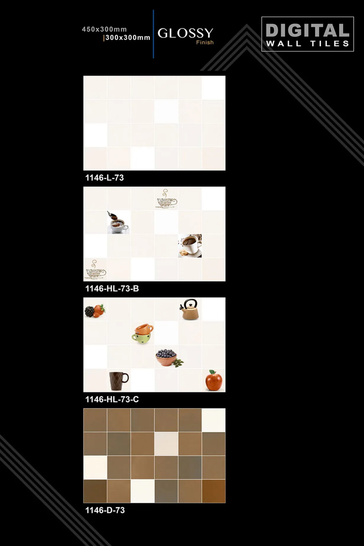 12 X 18 New Kitchen - Design 51 - 300x450mm Glossy