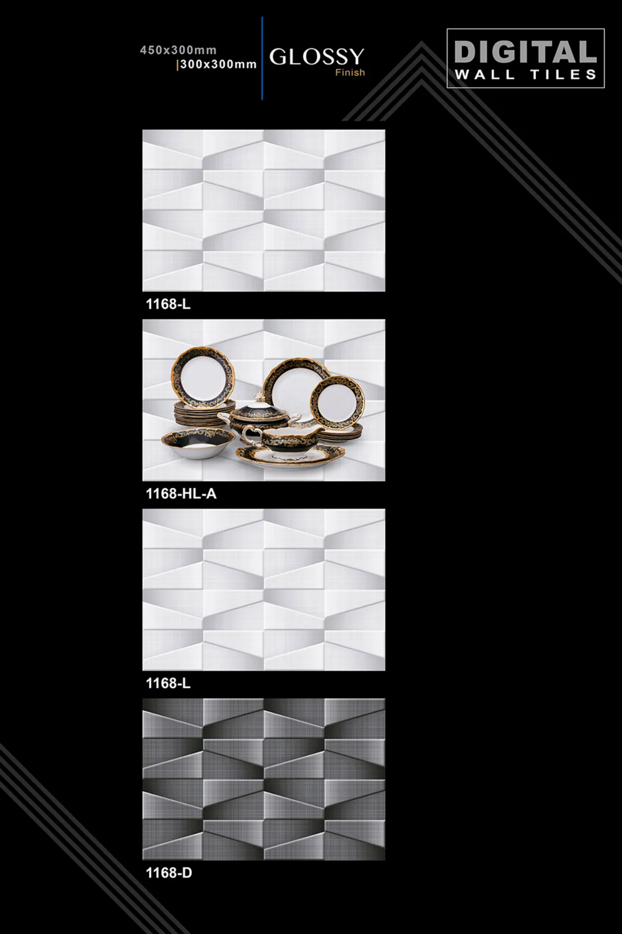 12 X 18 New Kitchen - Design 59 - 300x450mm Glossy
