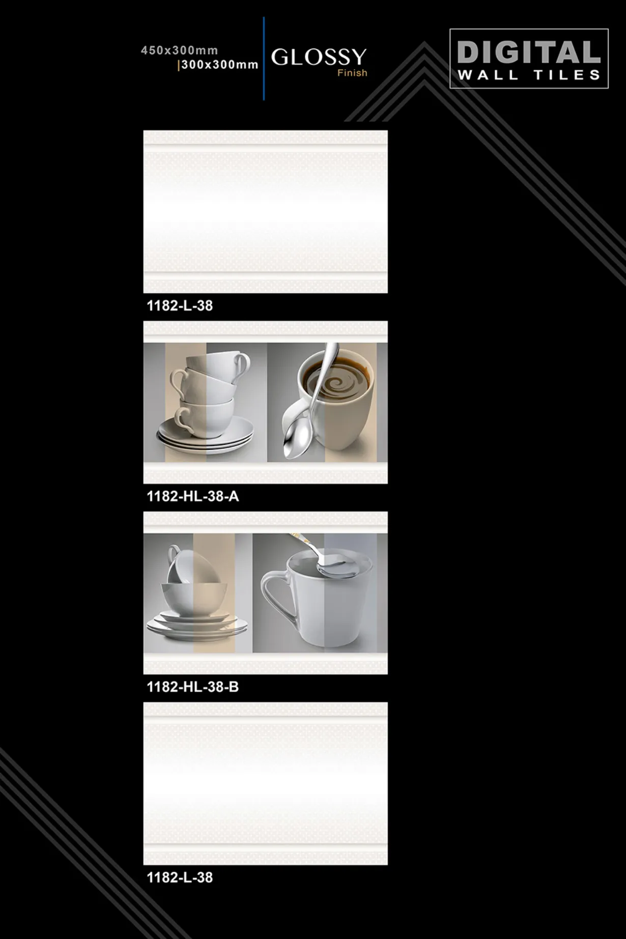 12 X 18 New Kitchen - Design 63 - 300x450mm Glossy