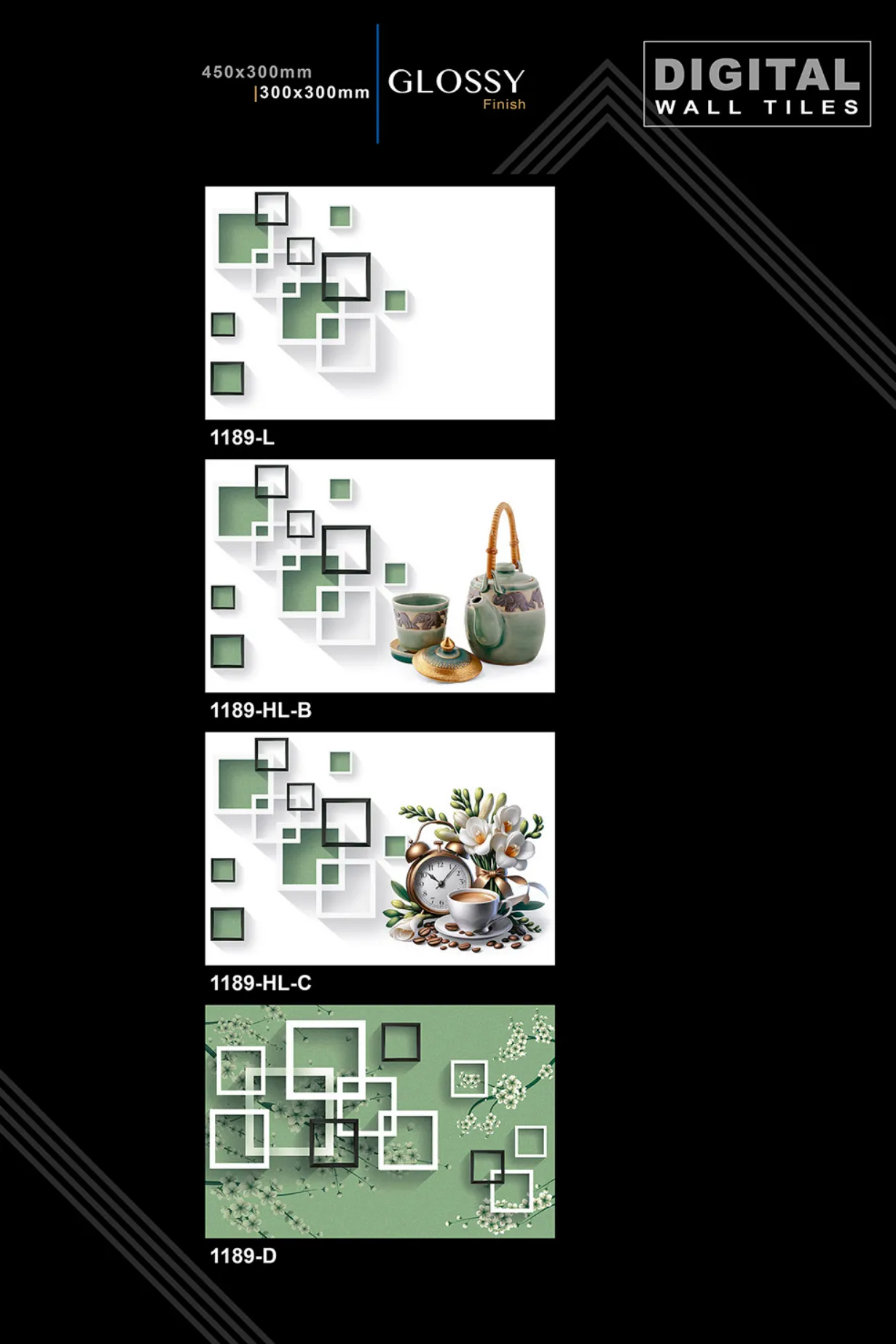 12 X 18 New Kitchen - Design 65 - 300x450mm Glossy