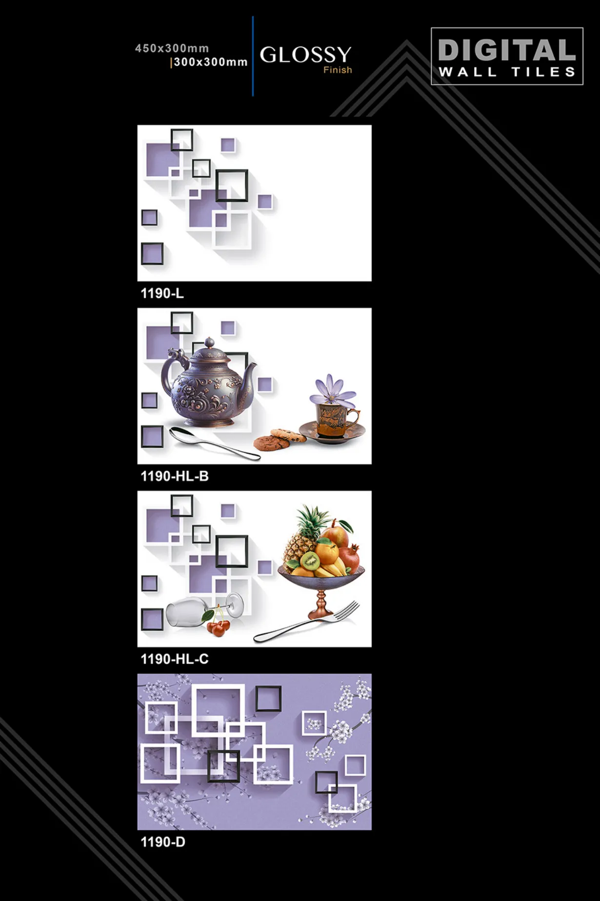 12 X 18 New Kitchen - Design 66 - 300x450mm Glossy
