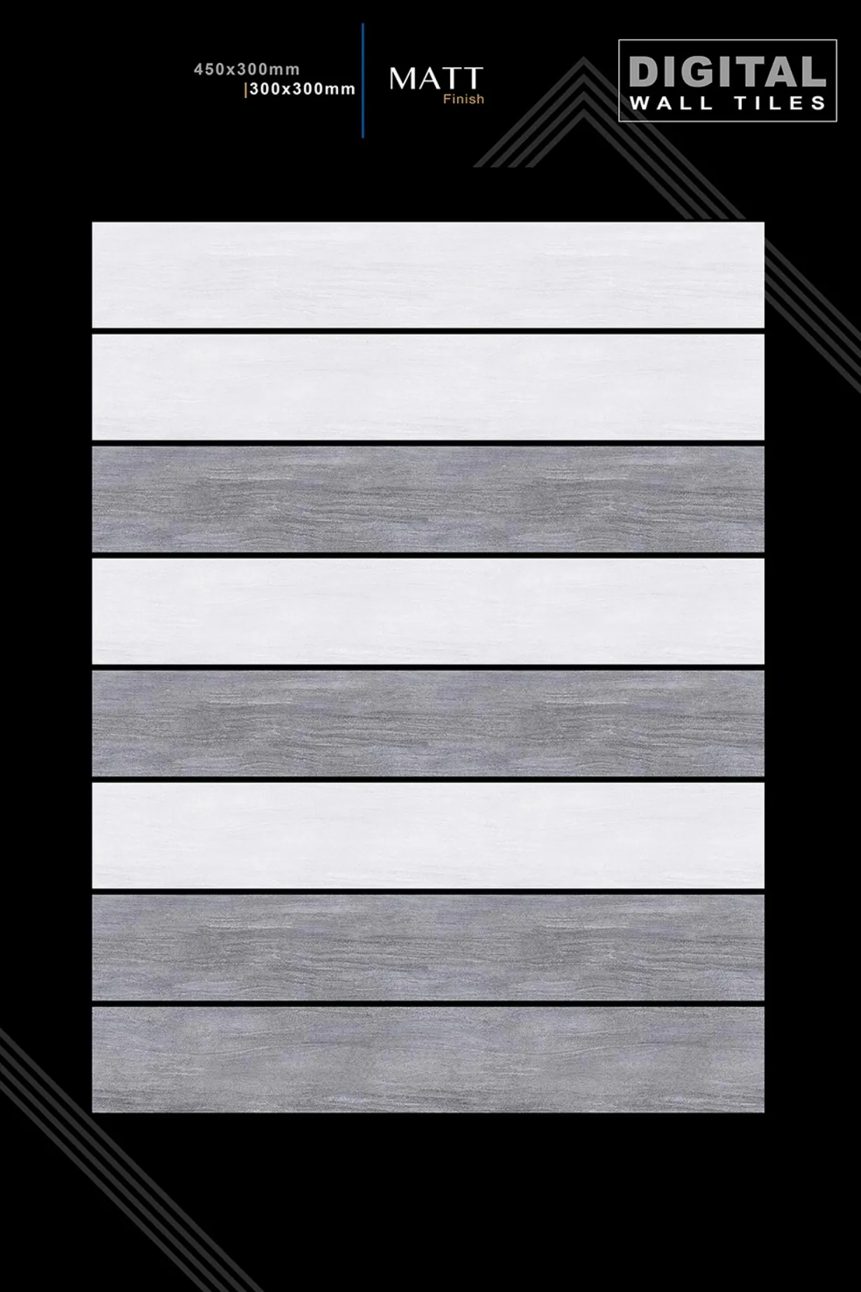12 X 18 New Matt - Design 3 - 300x450mm Matt