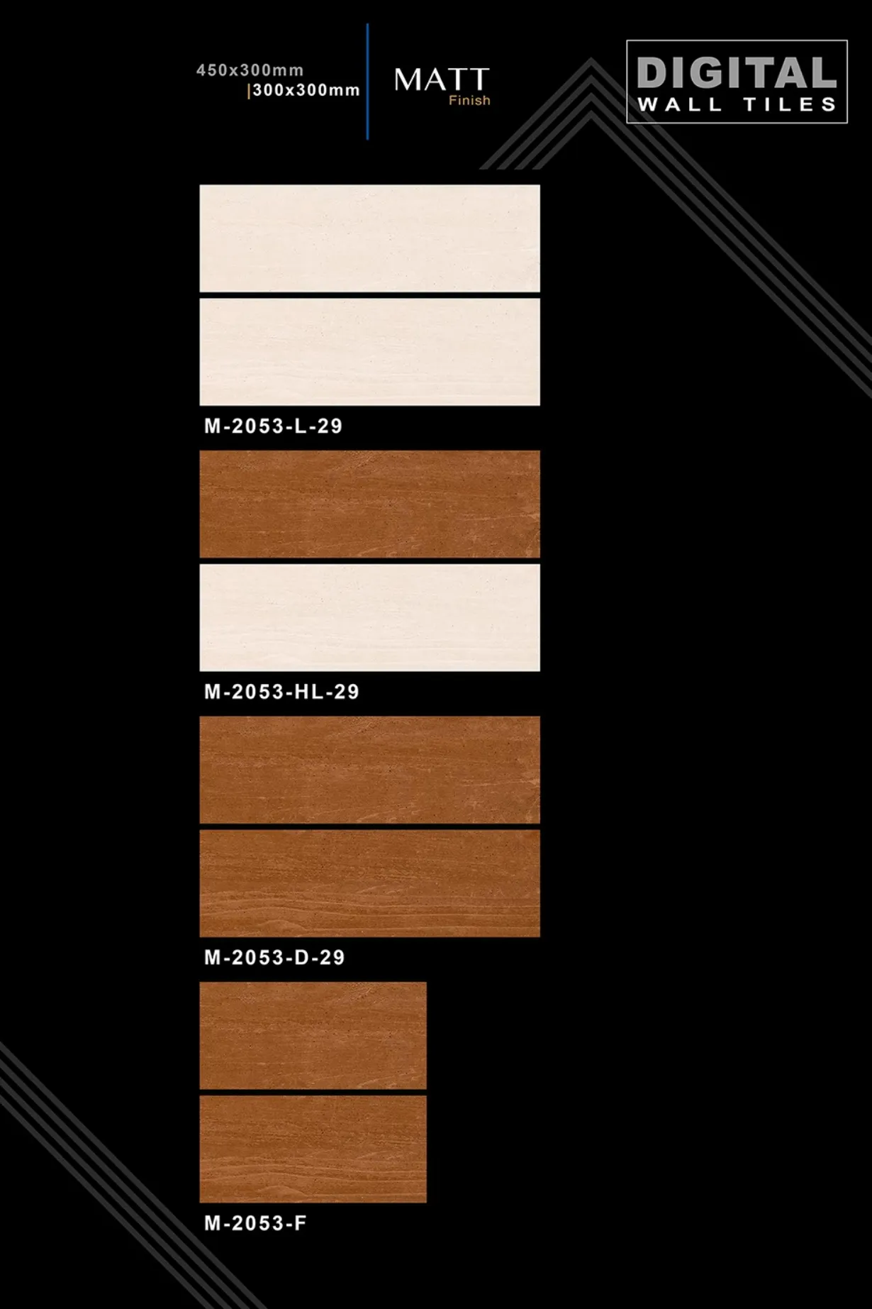 12 X 18 New Matt - Design 4 - 300x450mm Matt