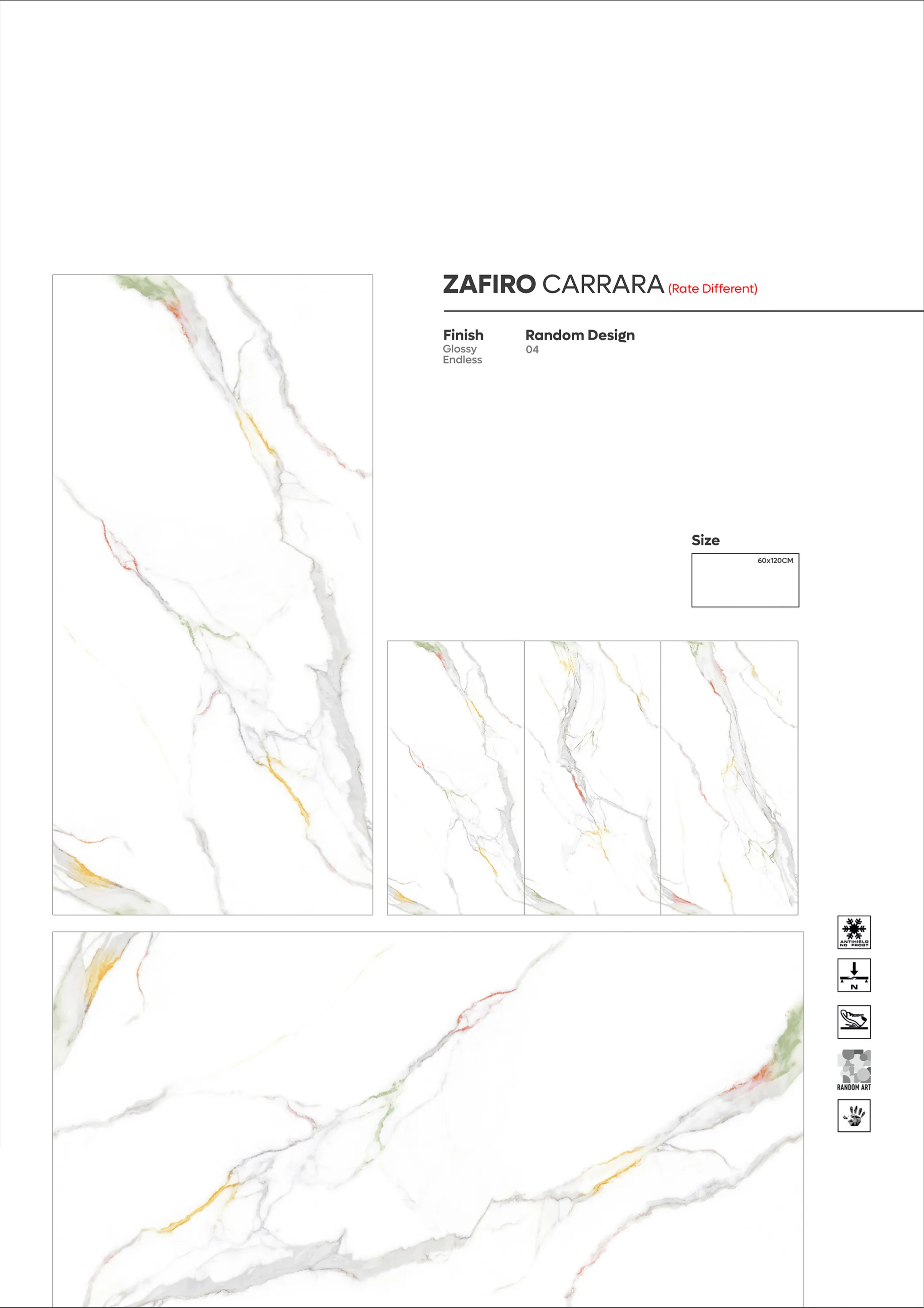2X4 - new - Design 2 - 600x1200mm Glossy