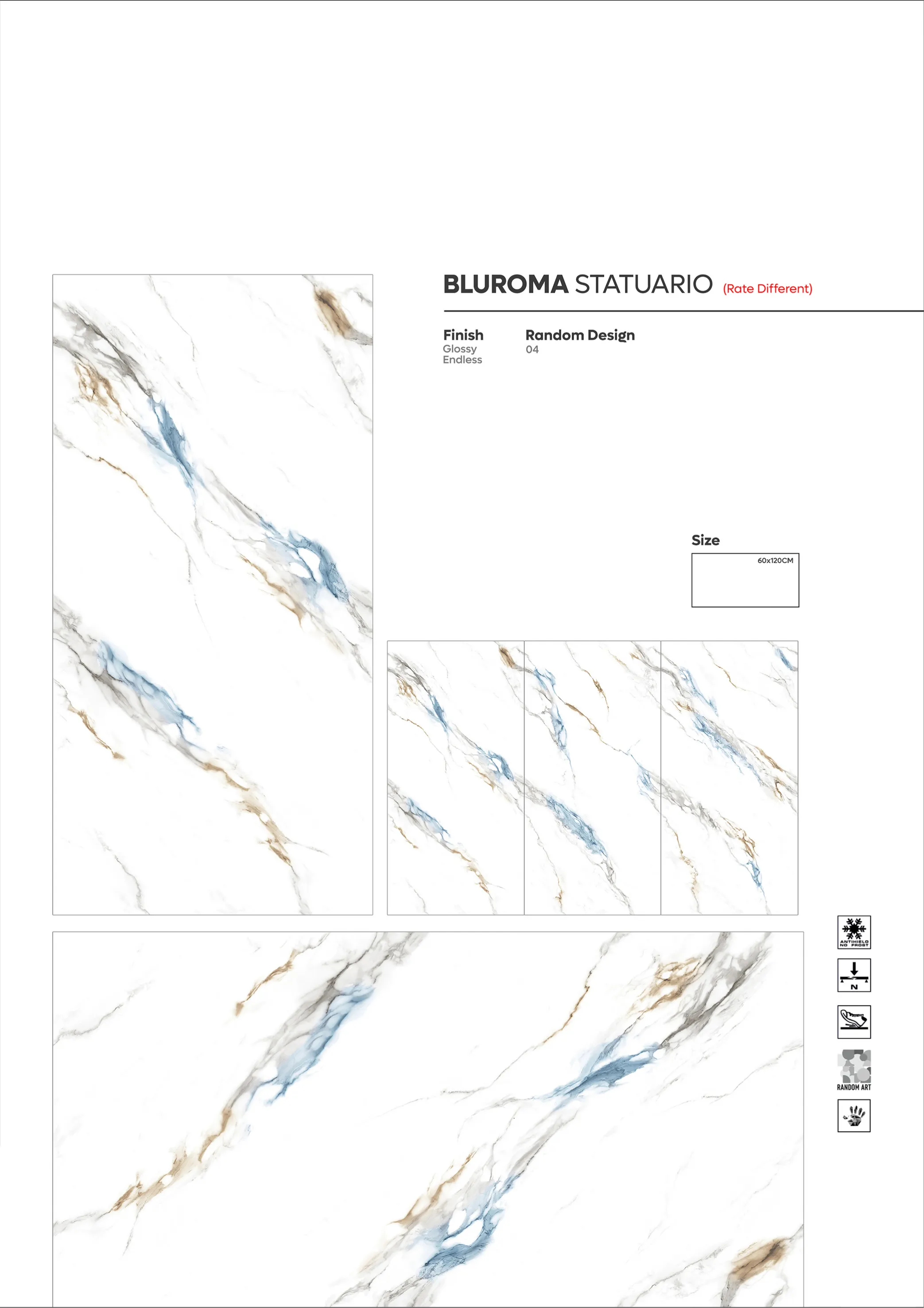 2X4 - new - Design 3 - 600x1200mm Glossy