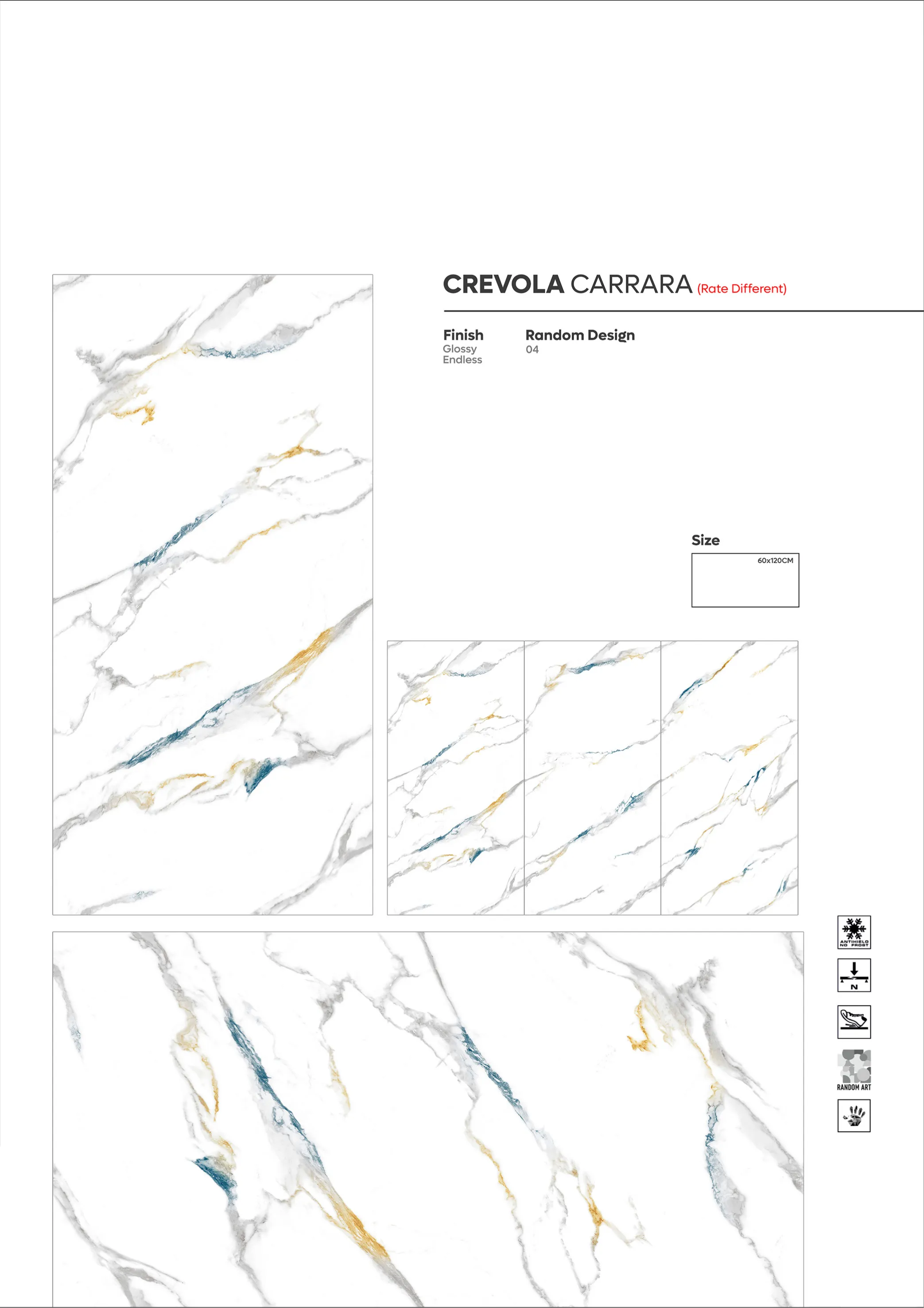2X4 - new - Design 5 - 600x1200mm Glossy