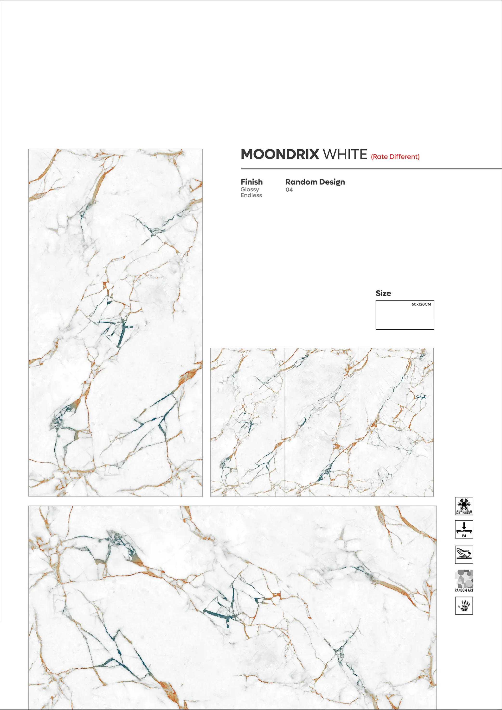 2X4 - new - Design 6 - 600x1200mm Glossy