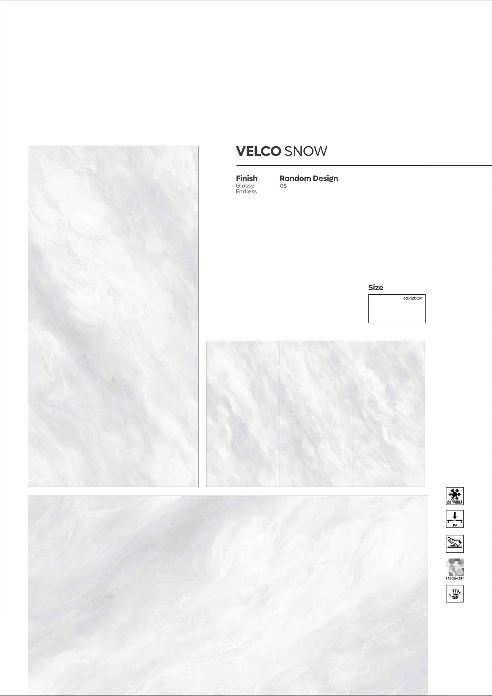 2X4 - new - Design 9 - 600x1200mm Glossy
