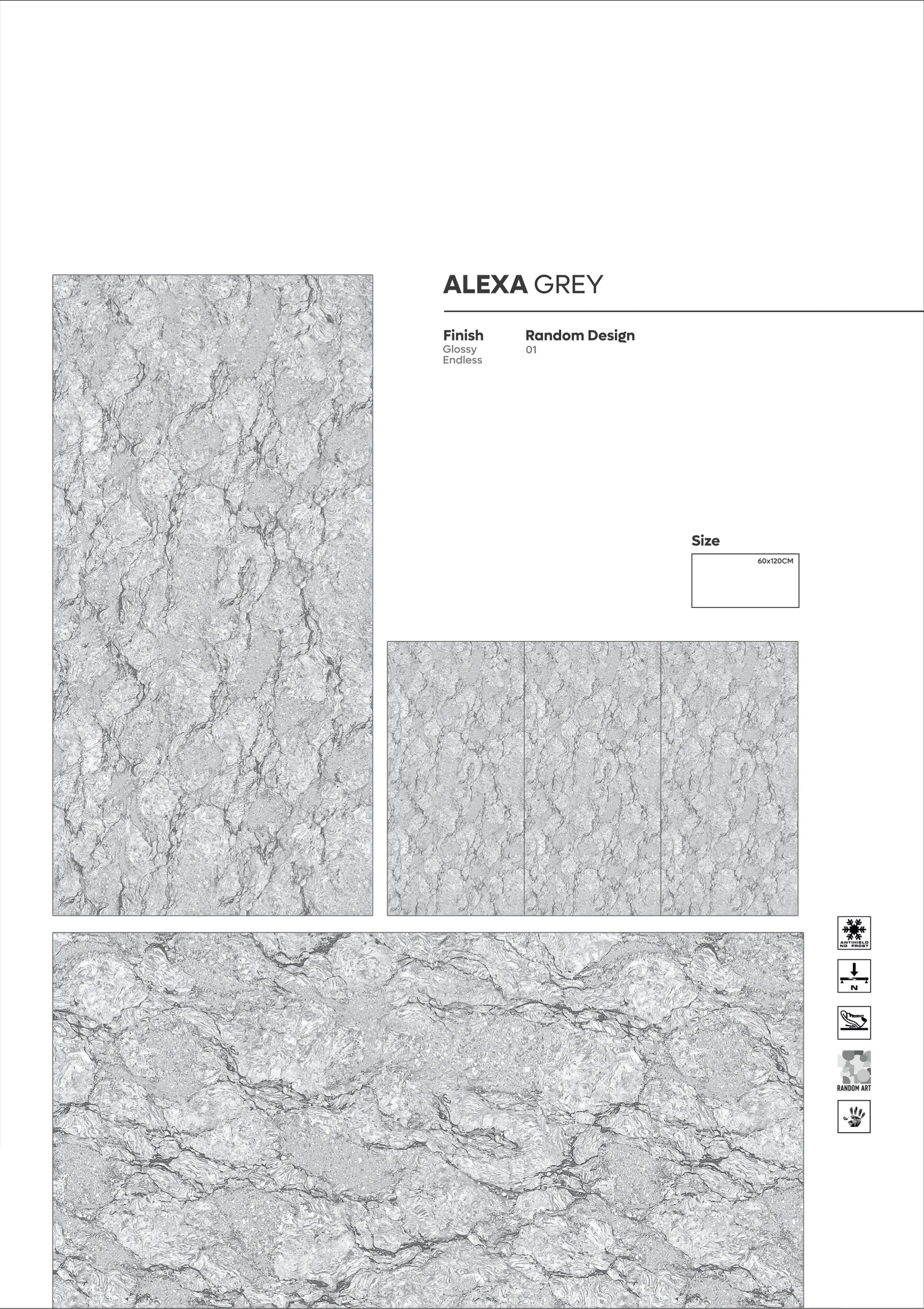 2X4 - new - Design 14 - 600x1200mm Glossy