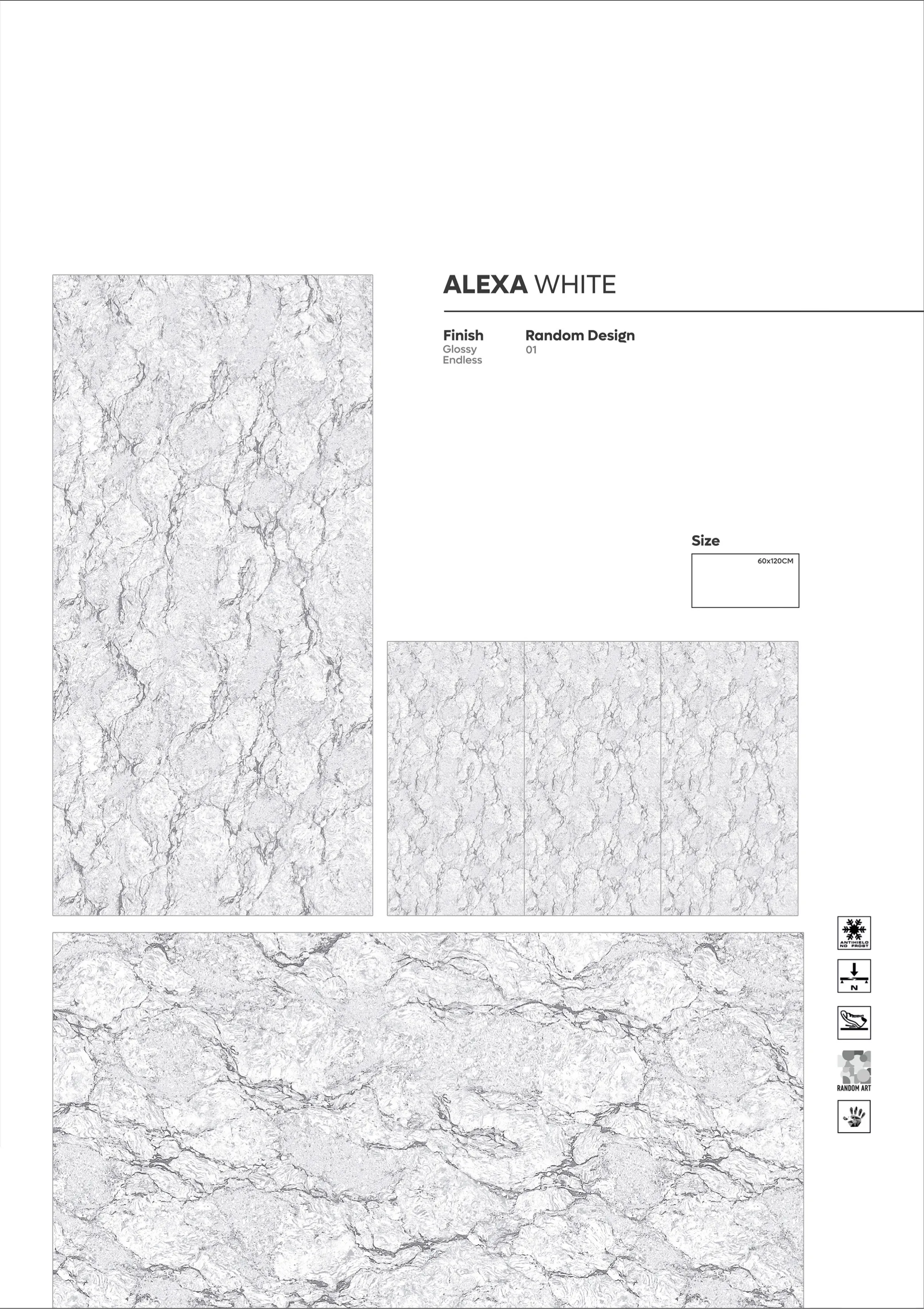 2X4 - new - Design 15 - 600x1200mm Glossy