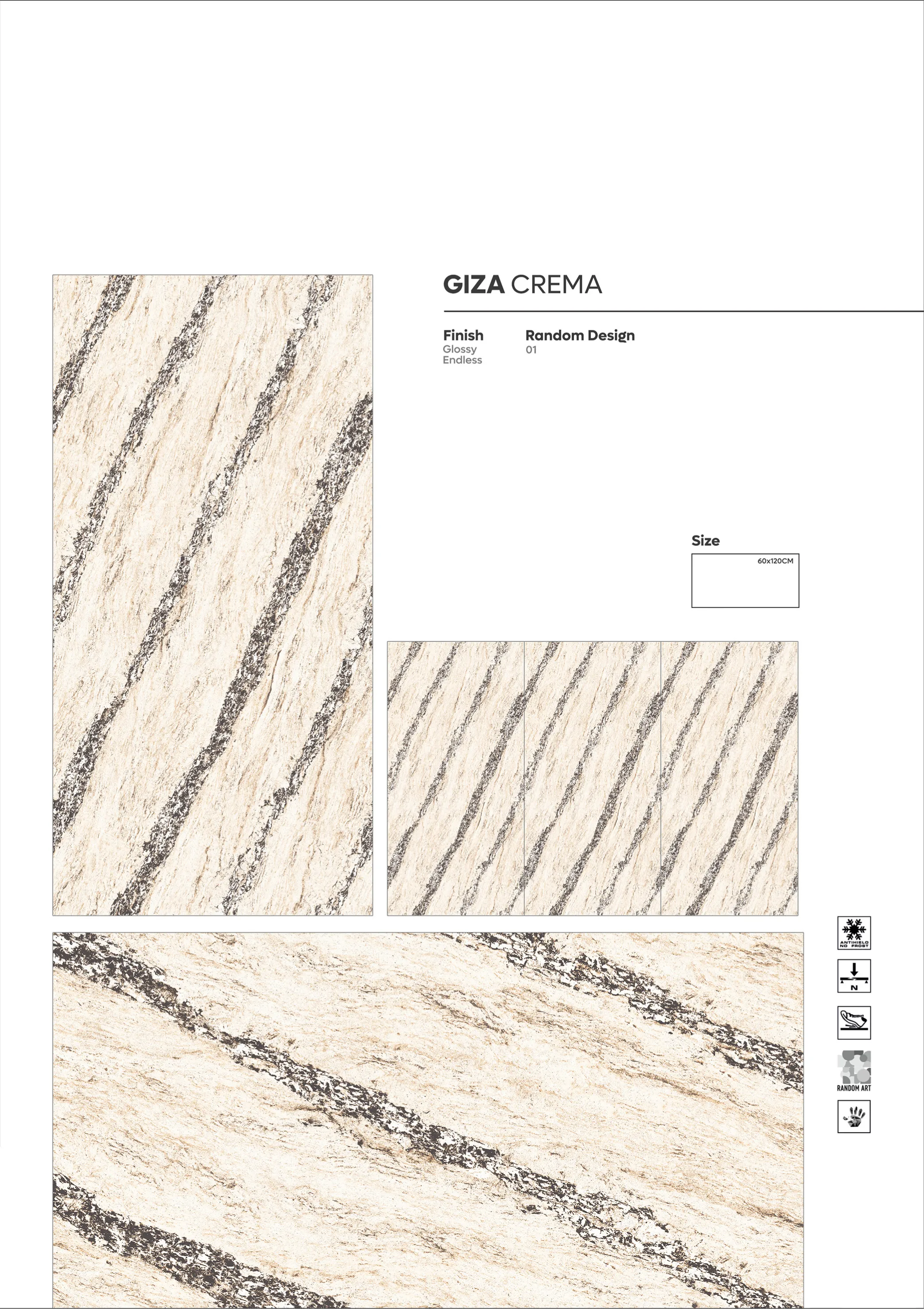 2X4 - new - Design 20 - 600x1200mm Glossy