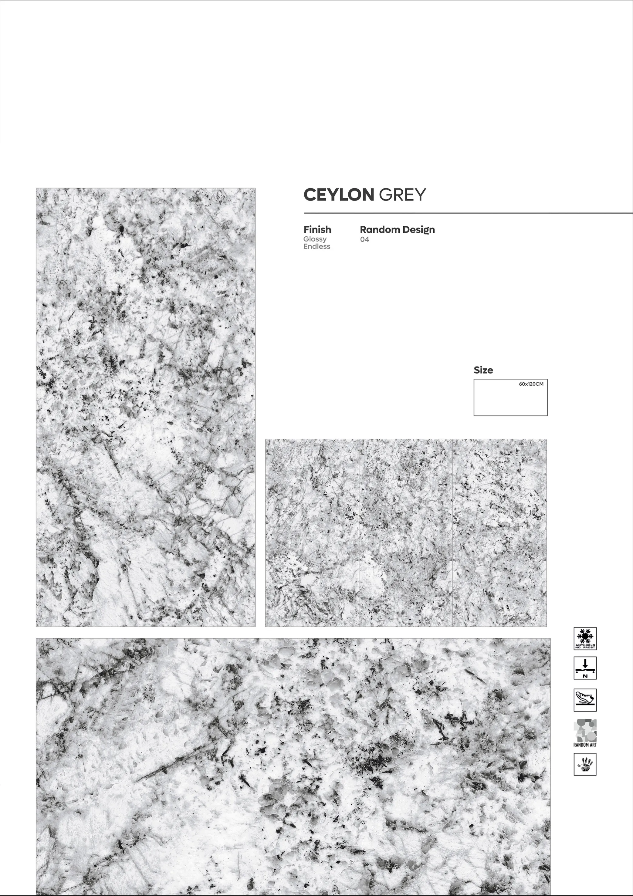 2X4 - new - Design 25 - 600x1200mm Glossy