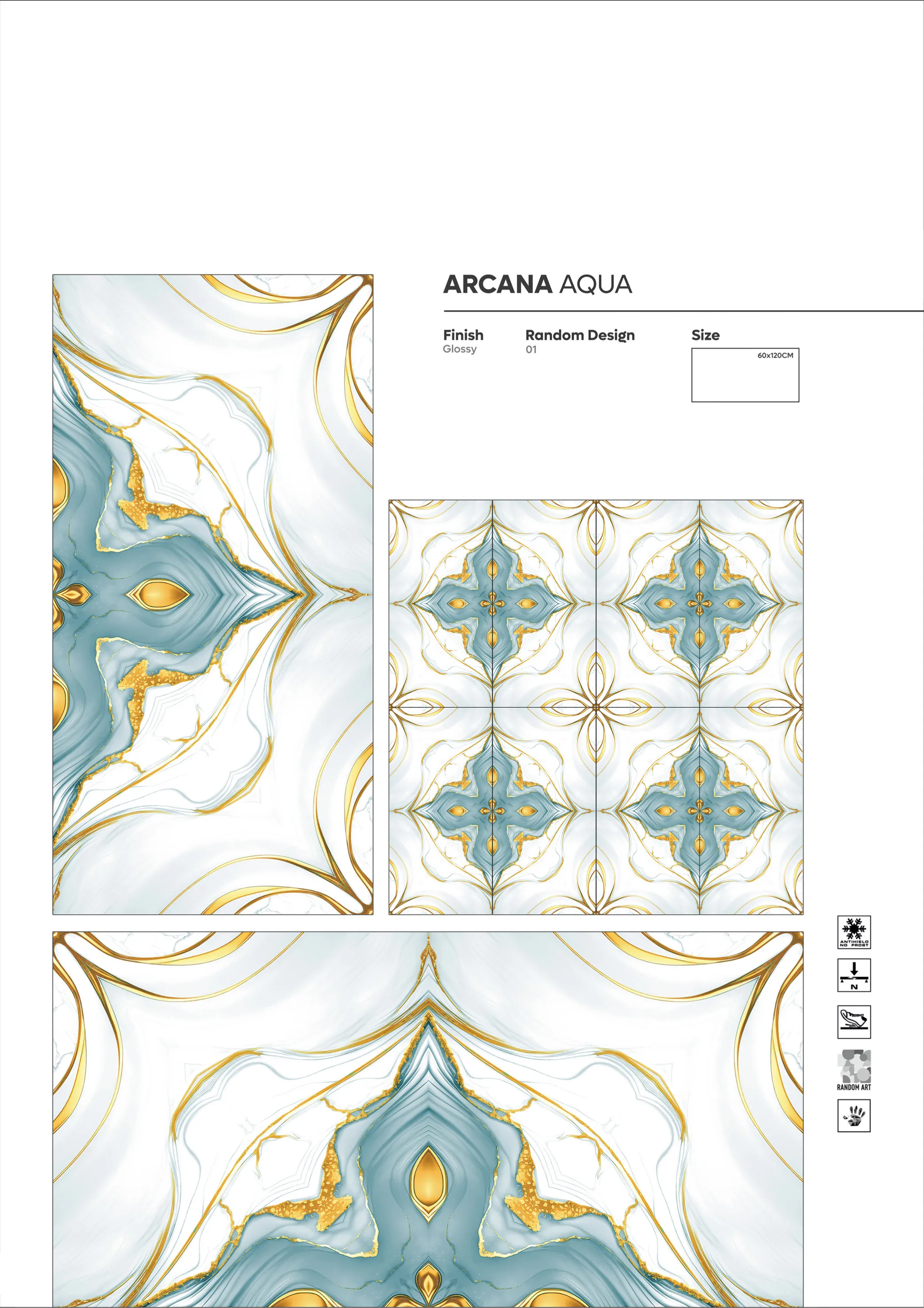2X4 - new - Design 30 - 600x1200mm Glossy
