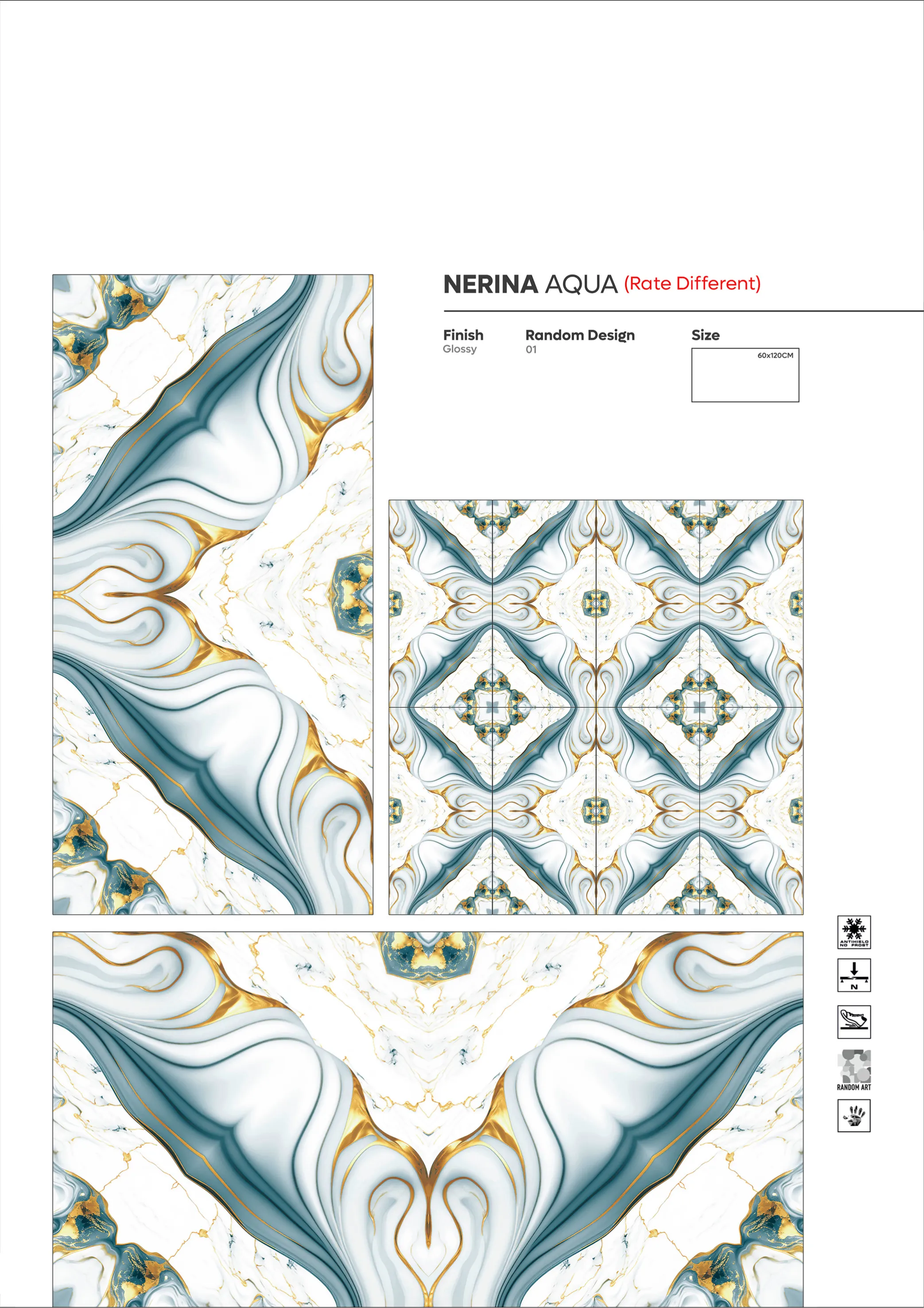 2X4 - new - Design 35 - 600x1200mm Glossy