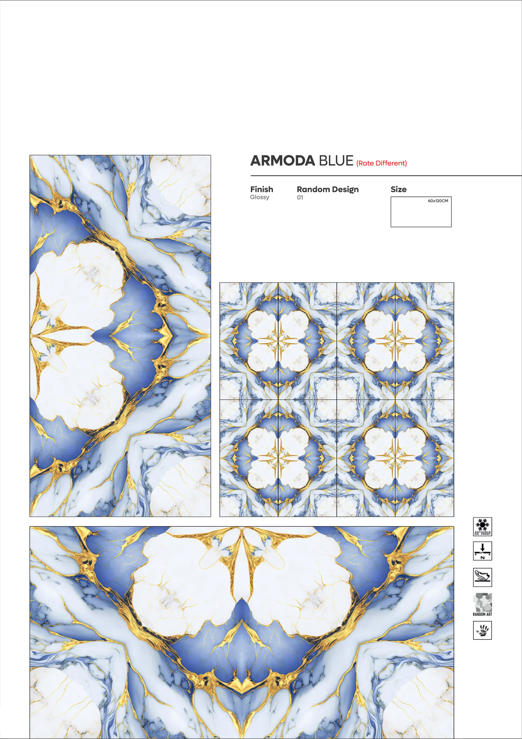 2X4 - new - Design 39 - 600x1200mm Glossy