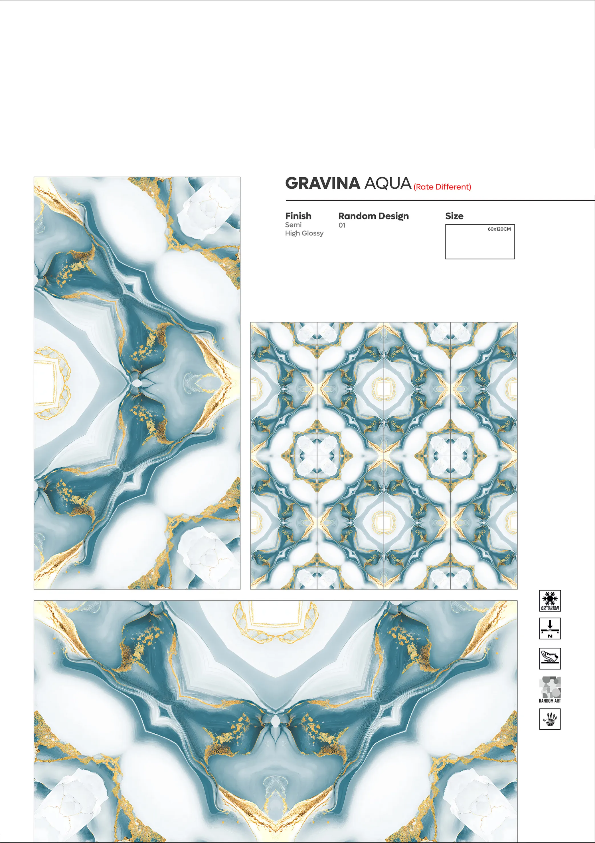2X4 - new - Design 44 - 600x1200mm Glossy