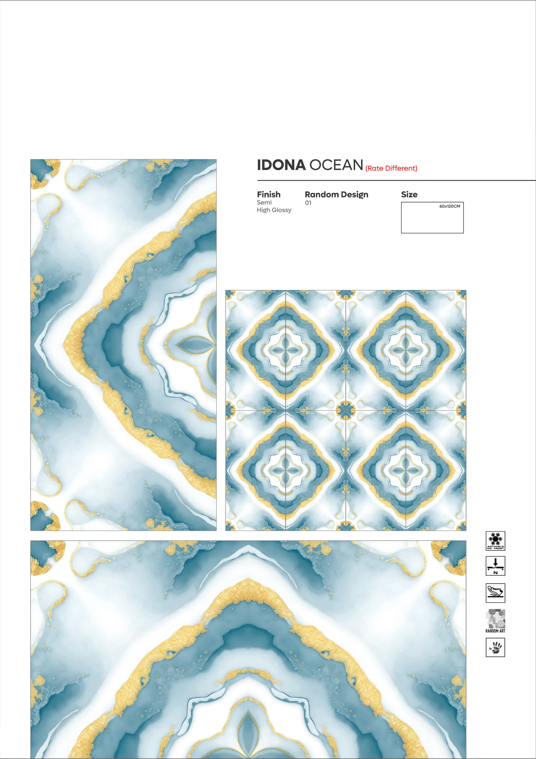 2X4 - new - Design 47 - 600x1200mm Glossy