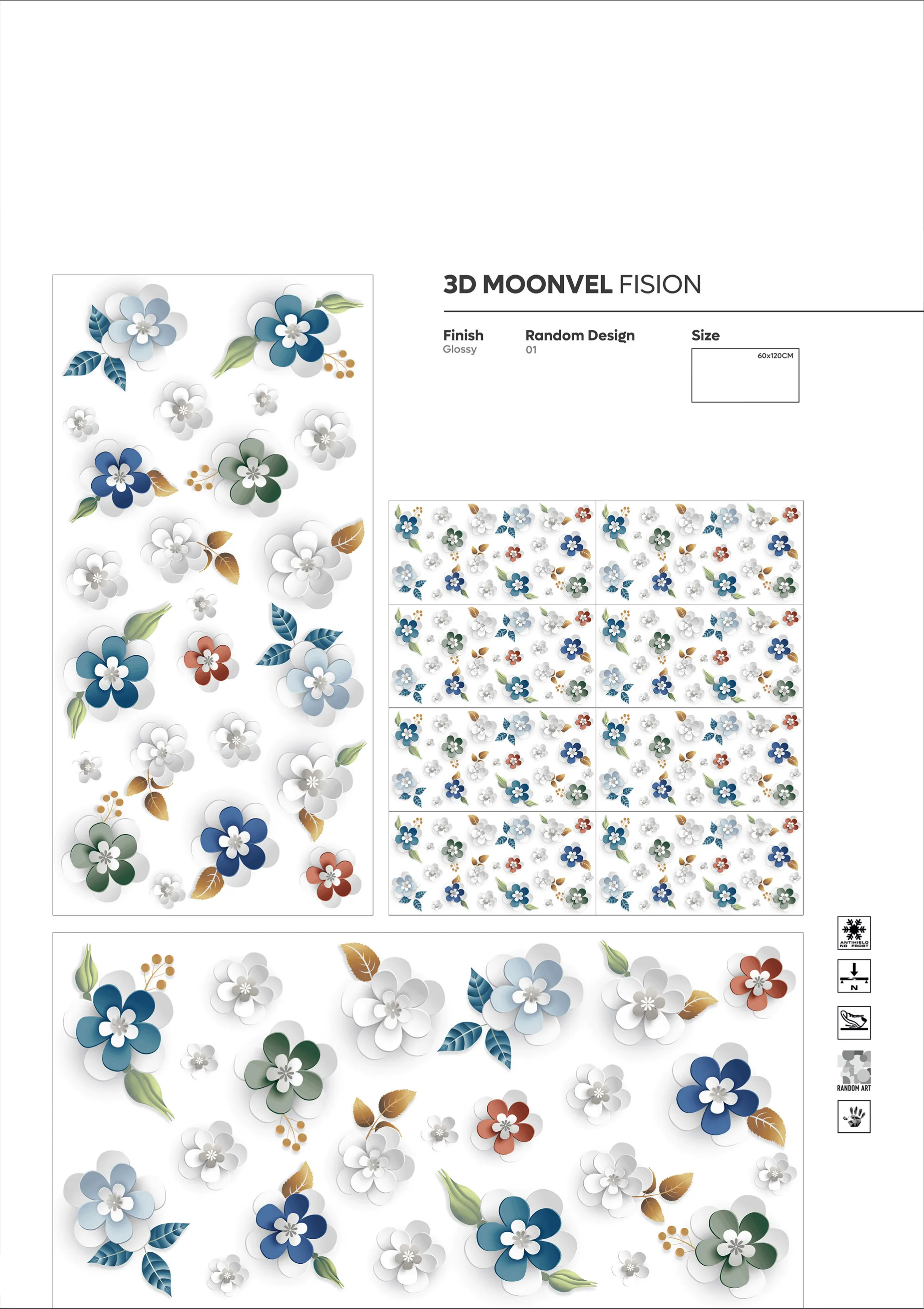 2X4 - new - Design 53 - 600x1200mm Glossy