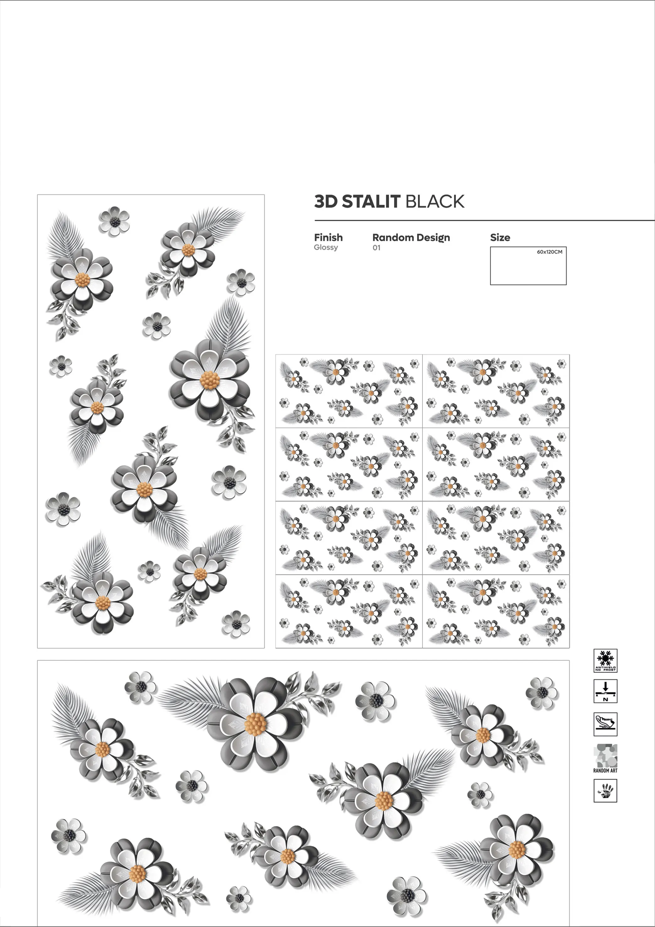 2X4 - new - Design 56 - 600x1200mm Glossy