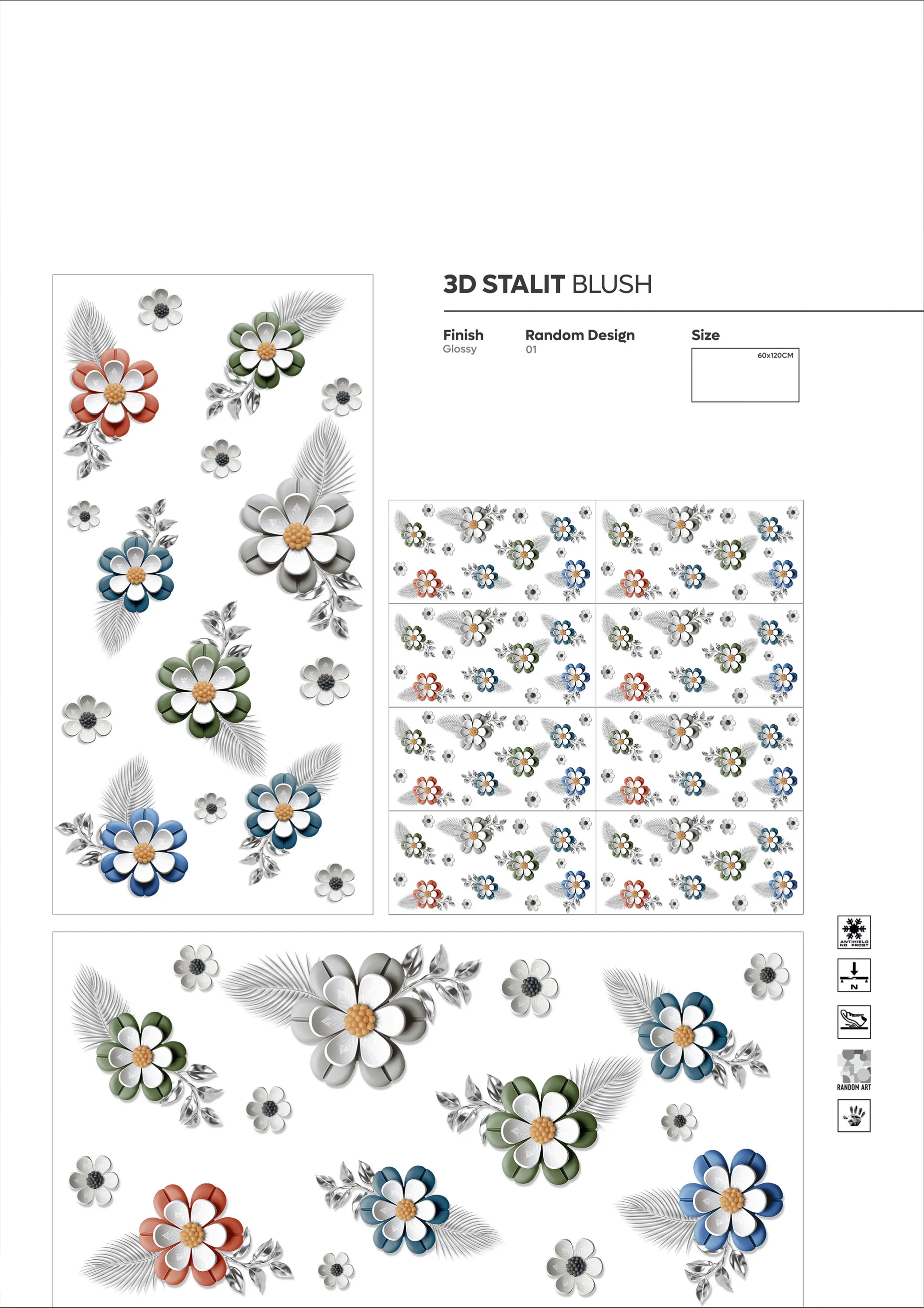 2X4 - new - Design 57 - 600x1200mm Glossy