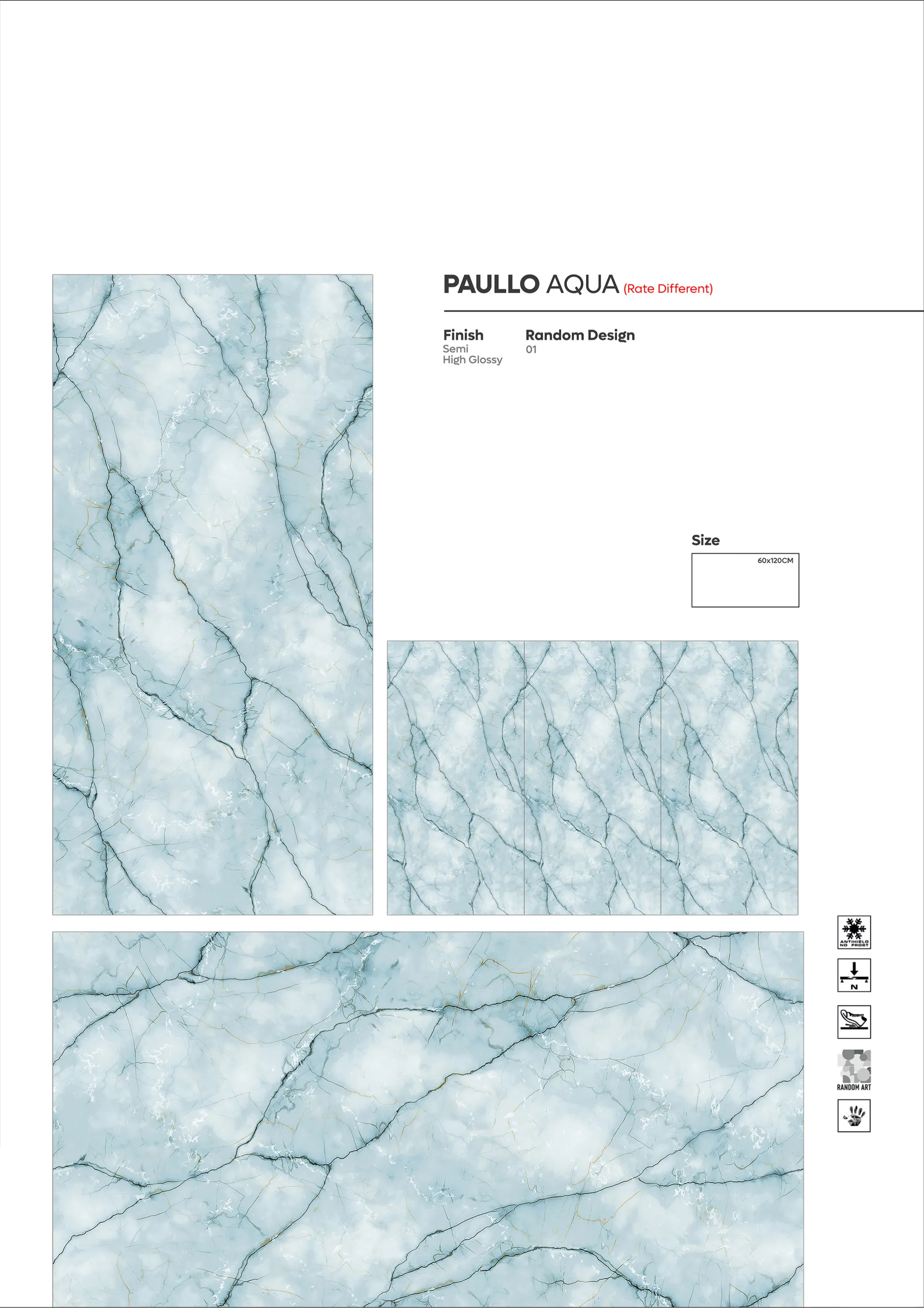 2X4 - new - Design 71 - 600x1200mm Glossy