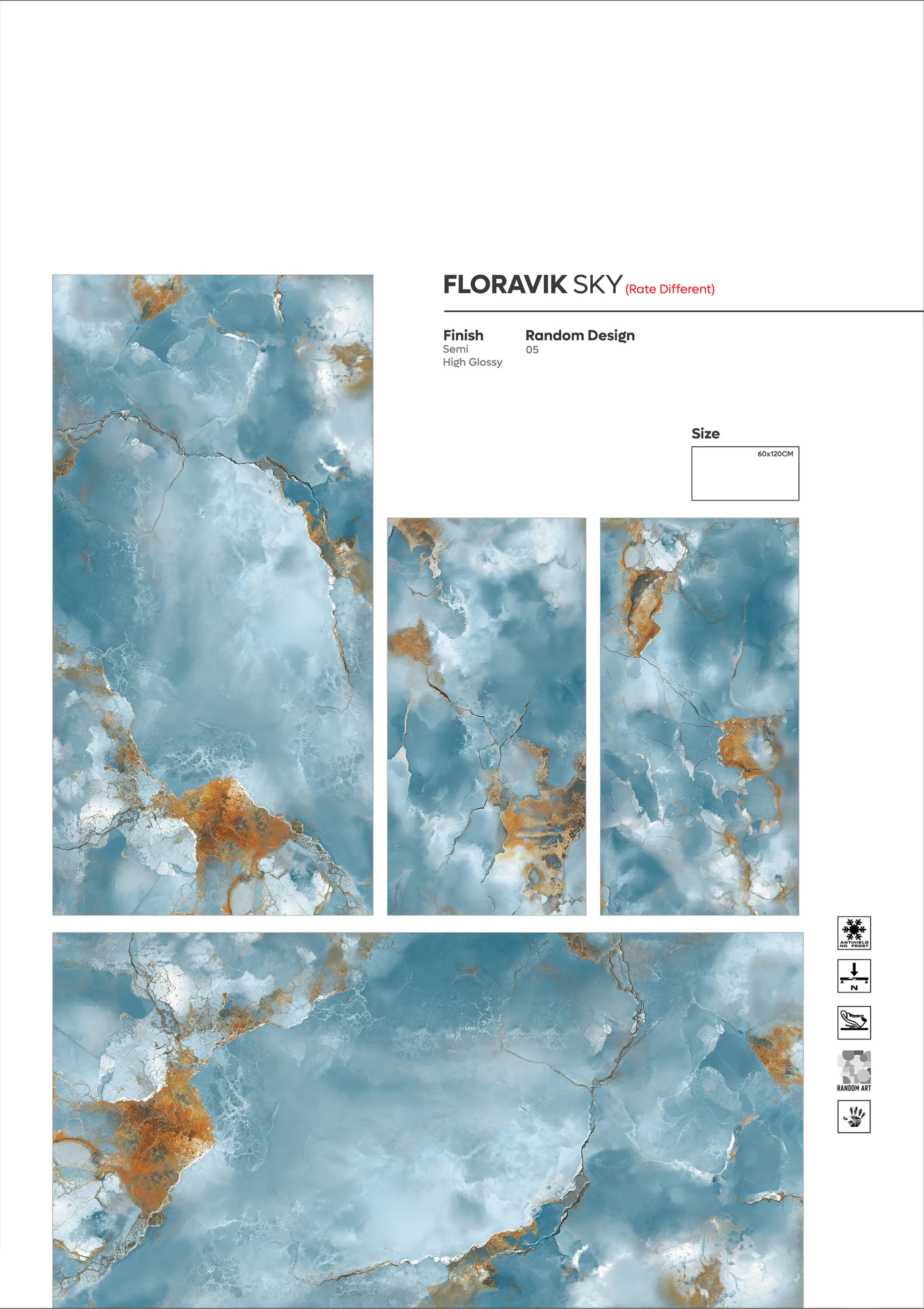 2X4 - new - Design 76 - 600x1200mm Glossy