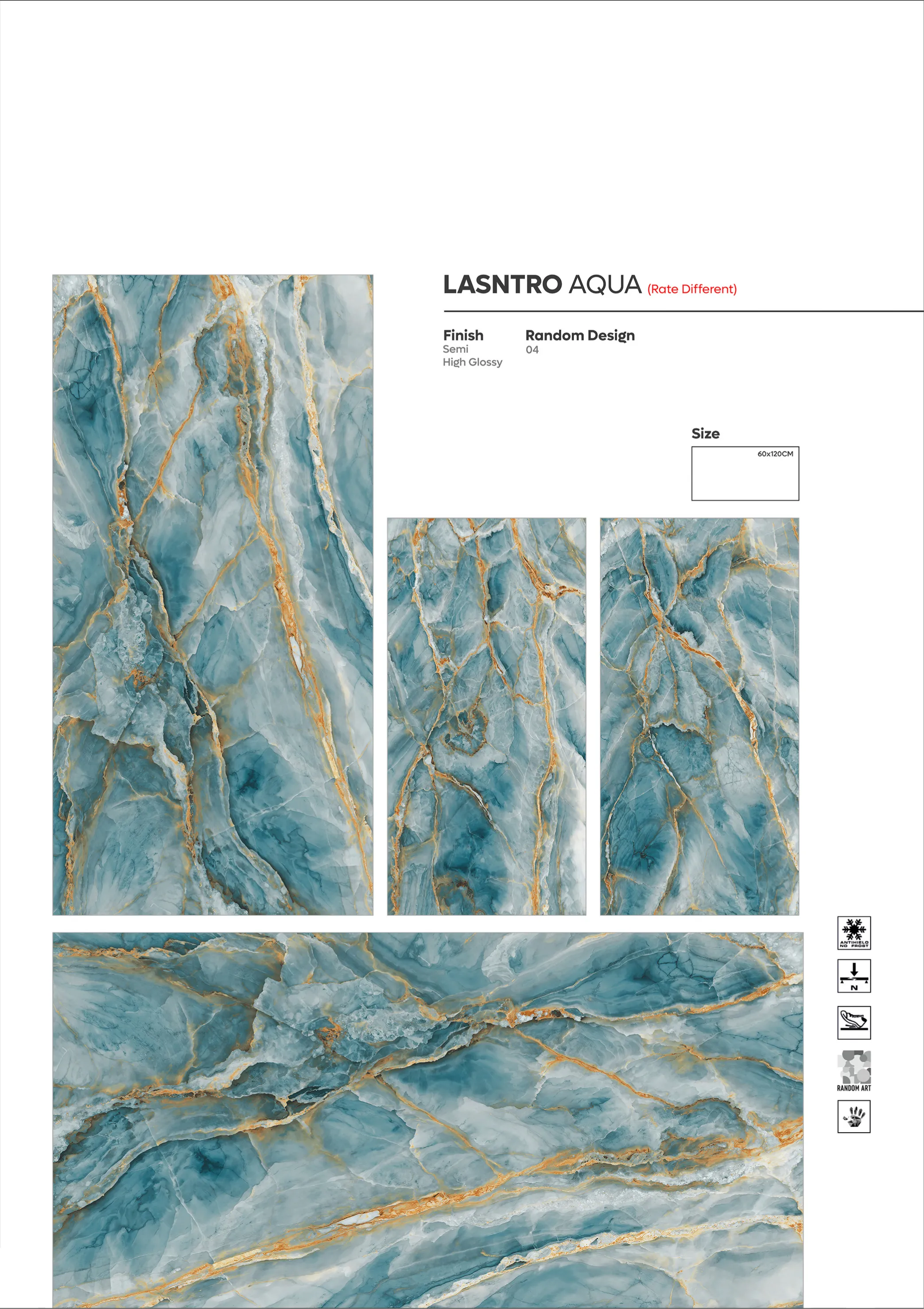 2X4 - new - Design 78 - 600x1200mm Glossy