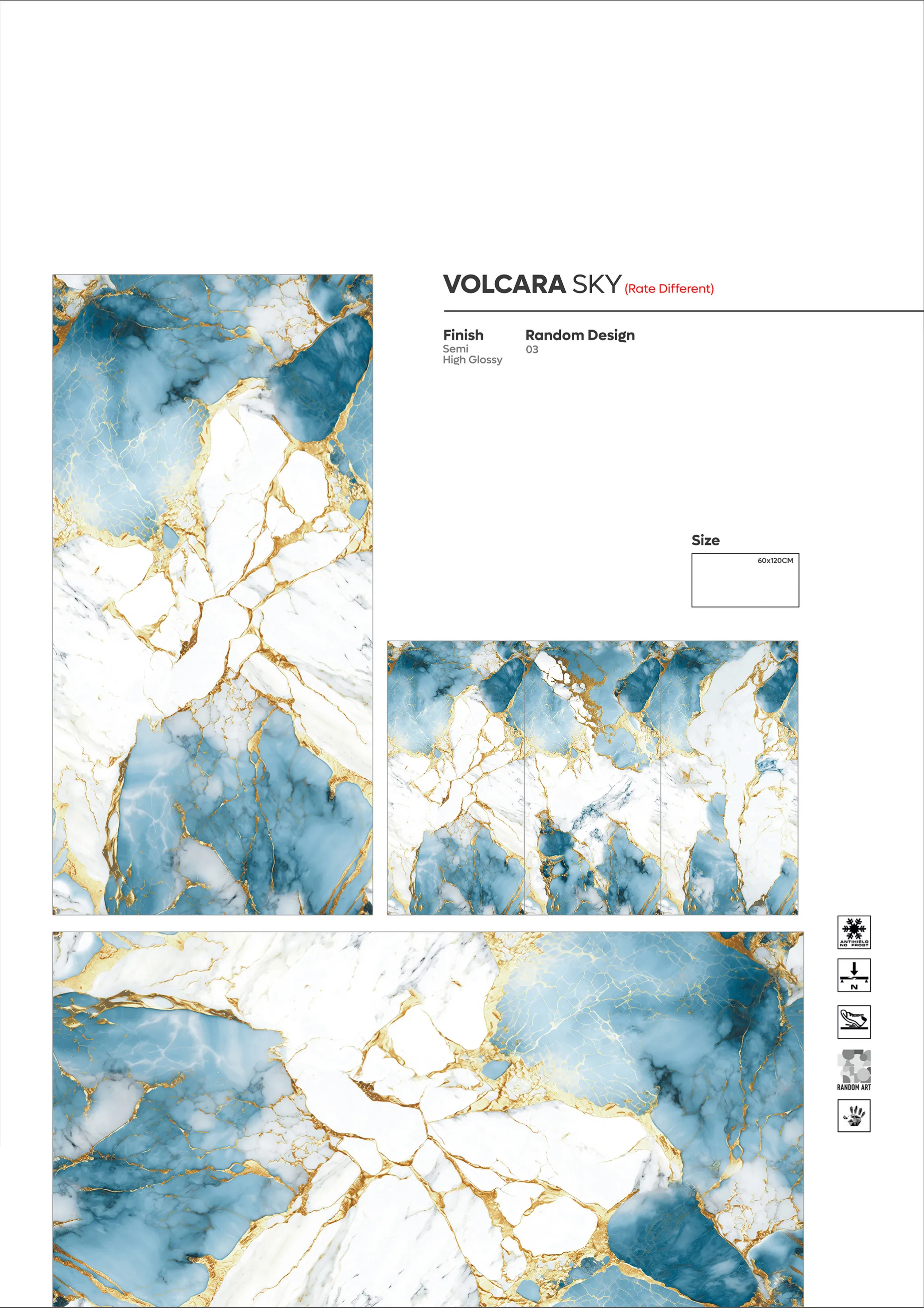 2X4 - new - Design 84 - 600x1200mm Glossy
