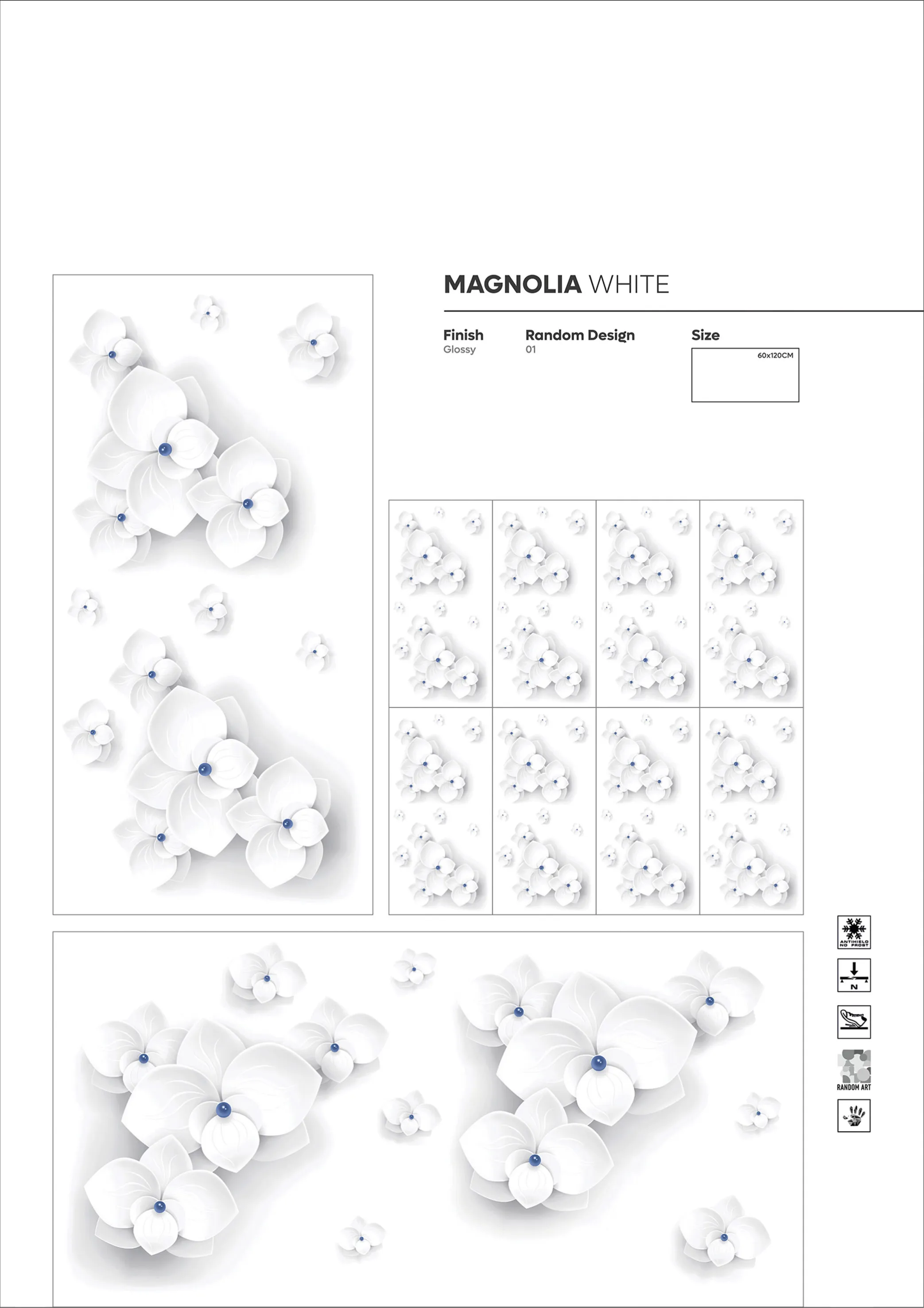 BOOK MATCH AND 3D - Design 10 - 600x1200mm Bookmatch