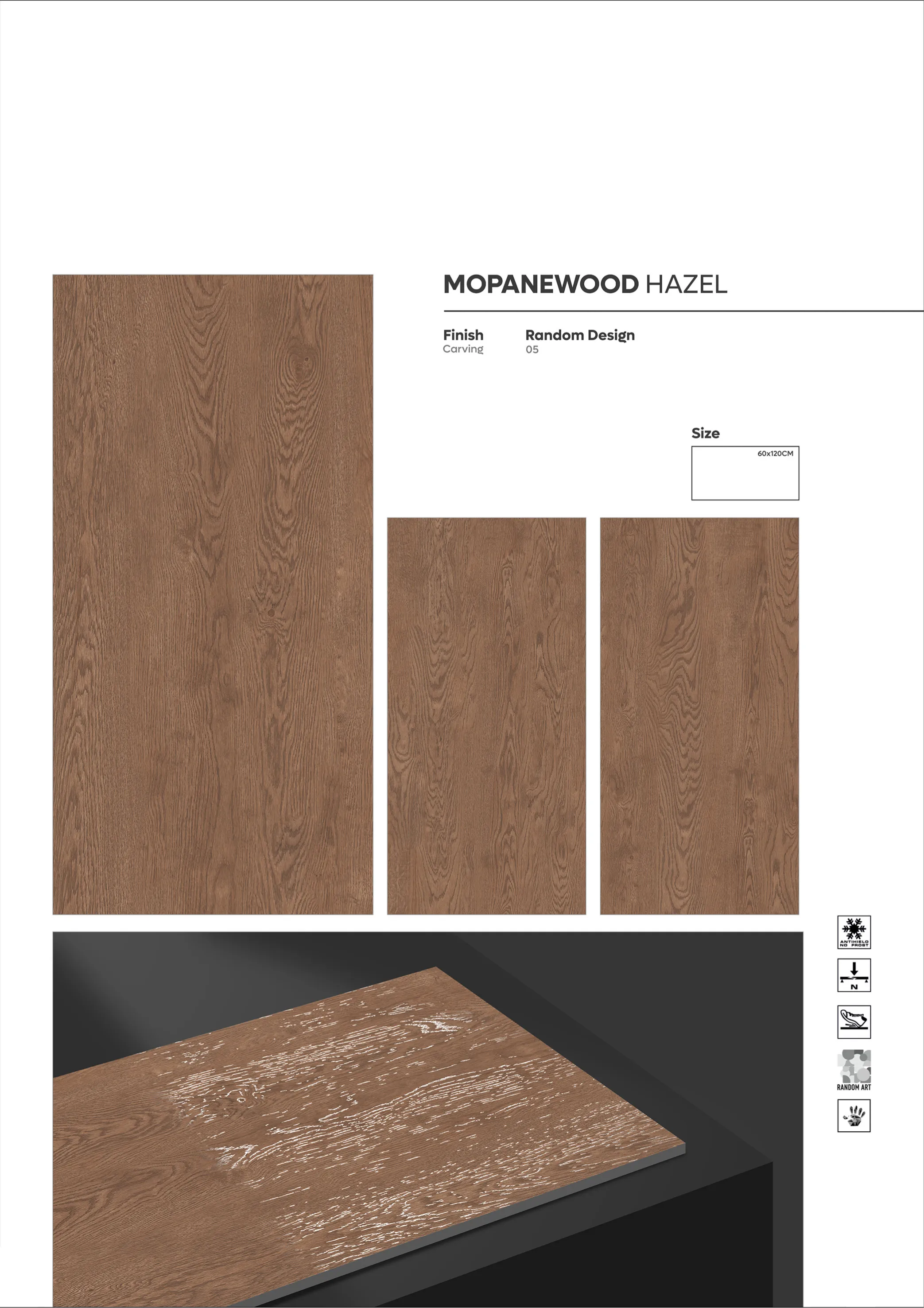 CARVIN SERIES - Design 4 - 600x1200mm Carving