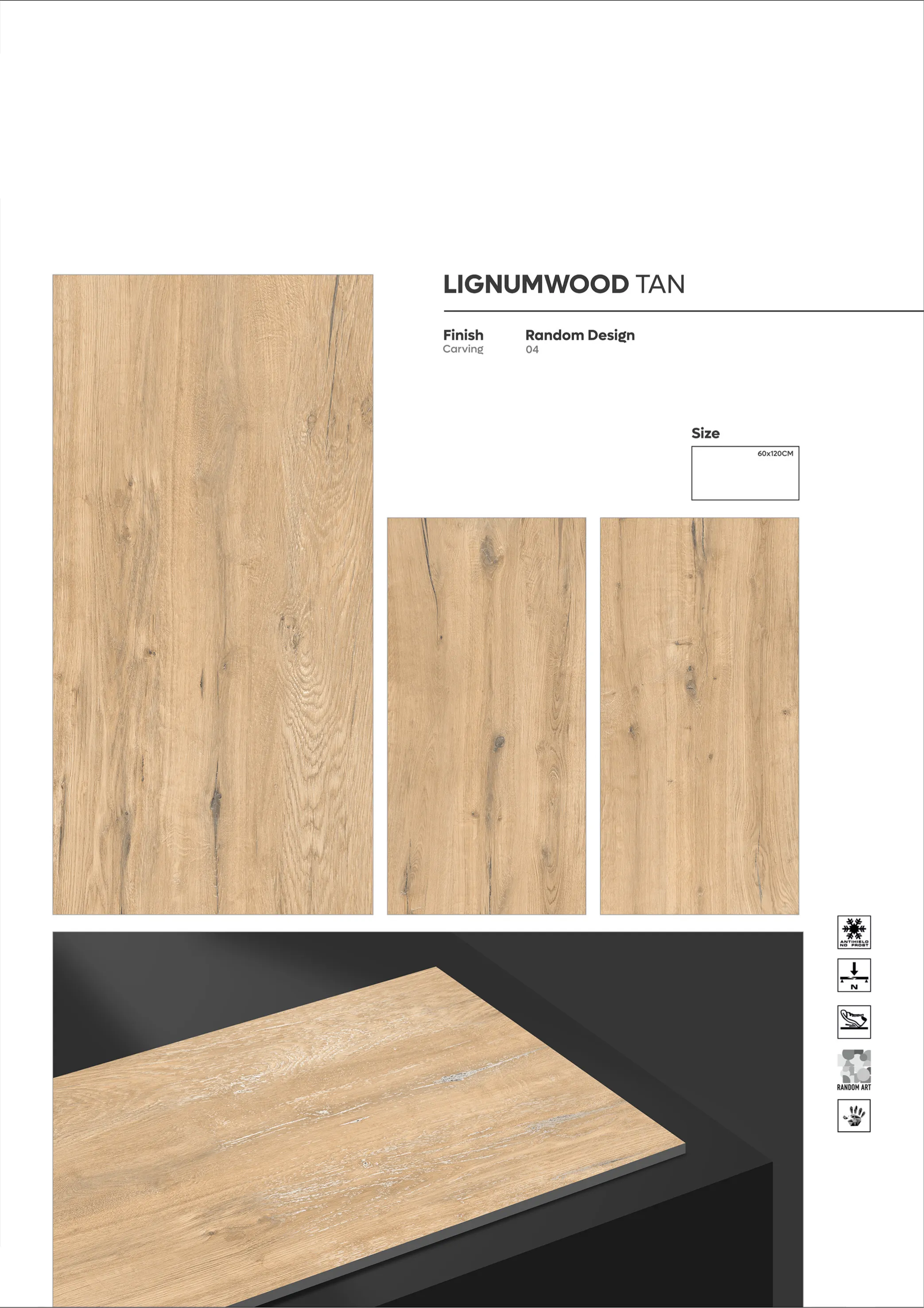 CARVIN SERIES - Design 8 - 600x1200mm Carving